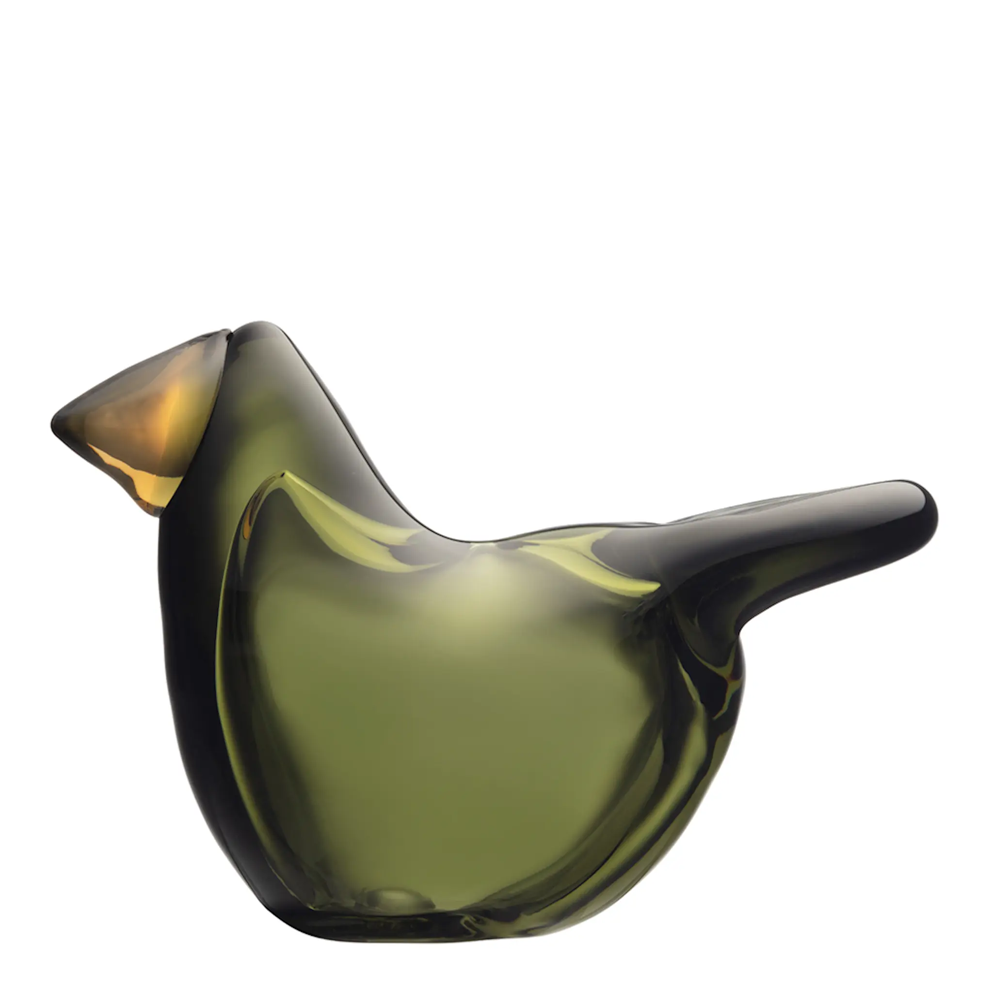 iittala Birds by Toikka Flugsnappare Mossgrön-koppar