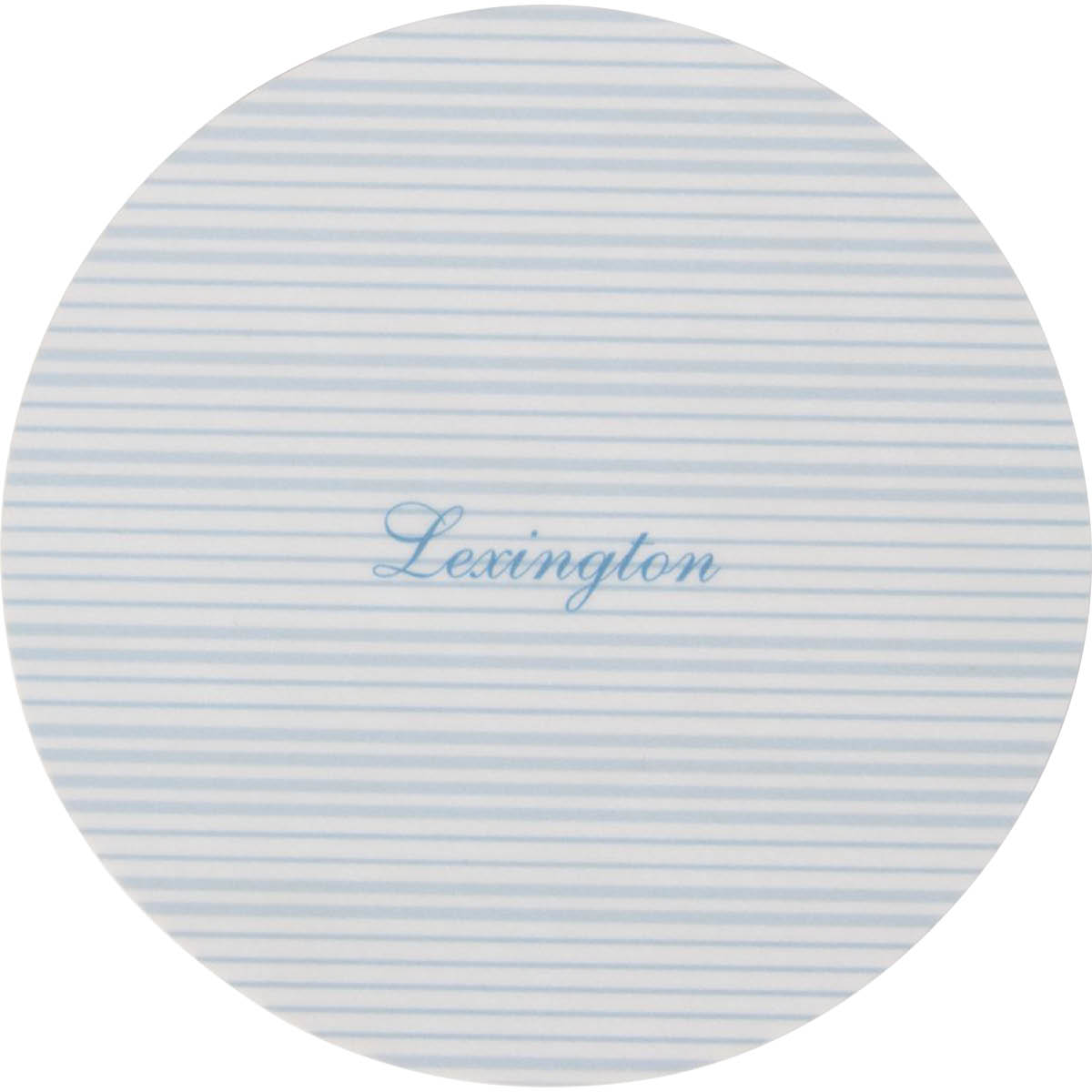 Lexington Glasunderlägg dubbelsidig 9 cm 4-pack vit/blå