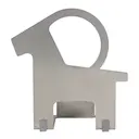 Pop-Up ljusstake julbock 12,5 cm stål