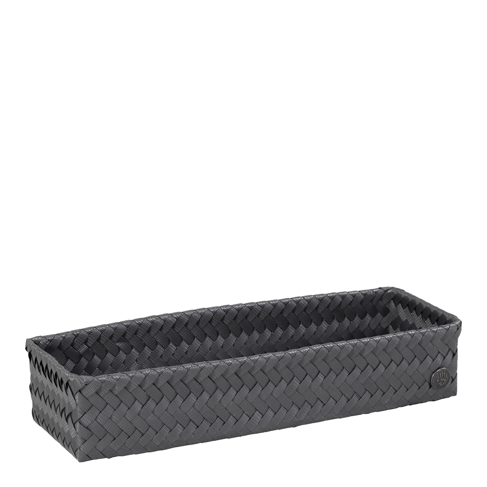 Handed By - Fit Säilytyskori 39x12x7 cm Dark Grey