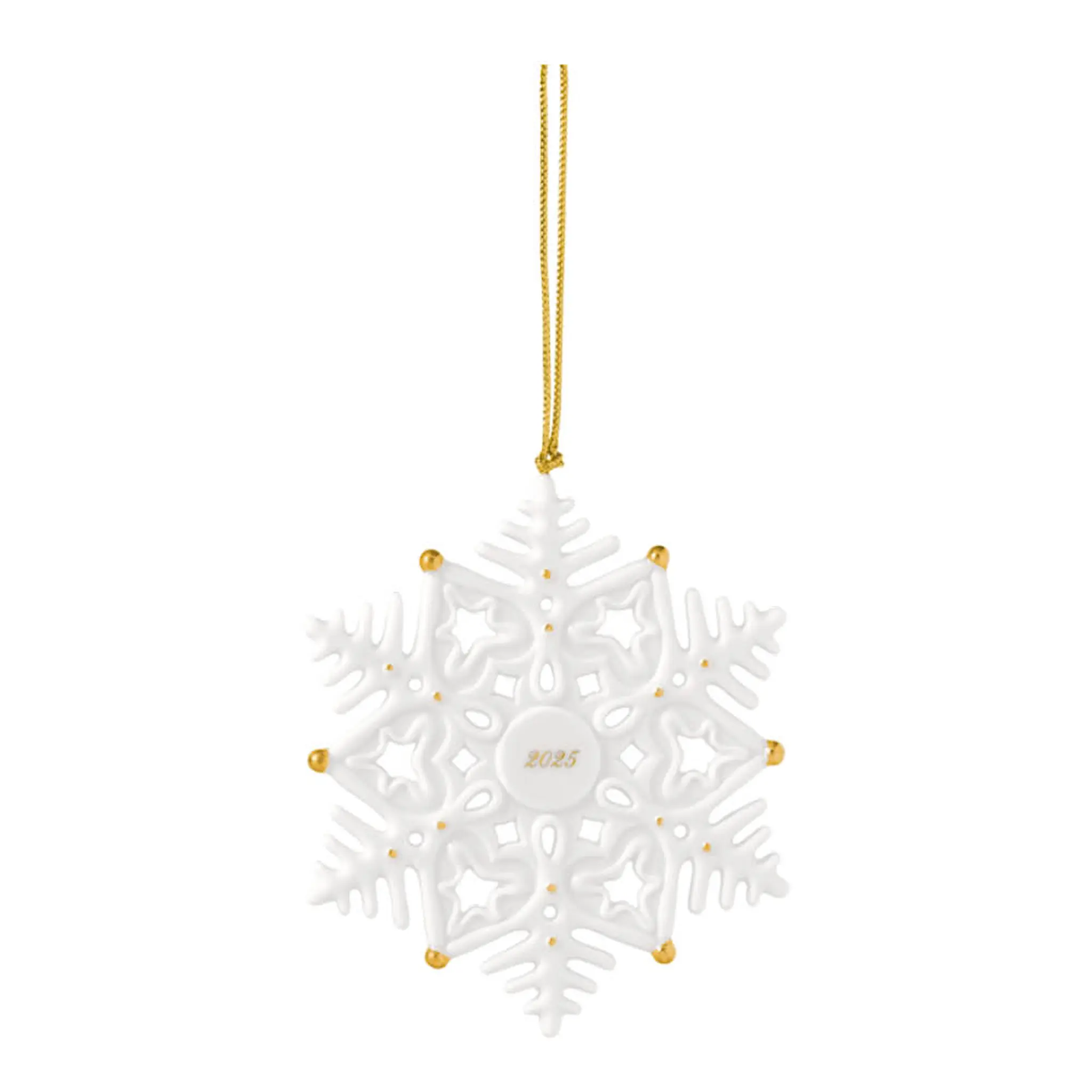 Villeroy & Boch Christmas Classic 2025 julgranspynt snöflinga 10,5 cm