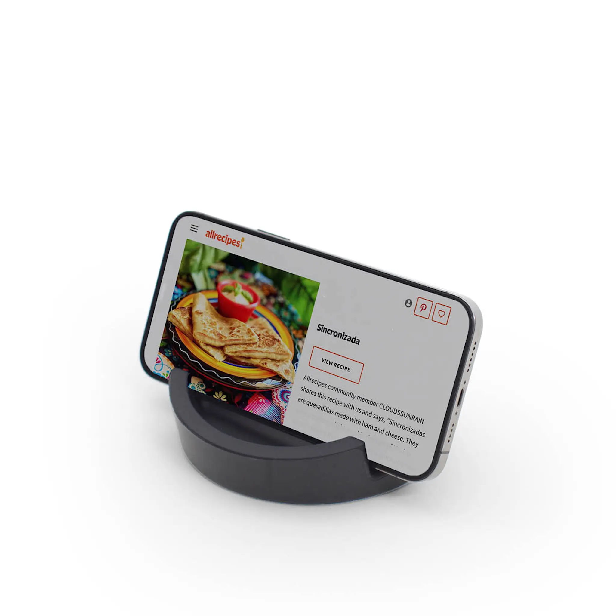 Bosign Kitchen Tablet Stand Kännykän/tabletin pidike 11,4 cm Musta