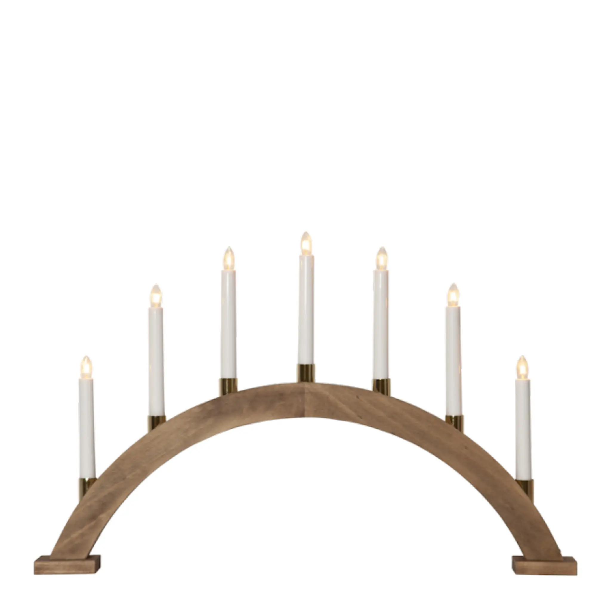 Star Trading Gillian båge adventsljusstake 7 ljus trä