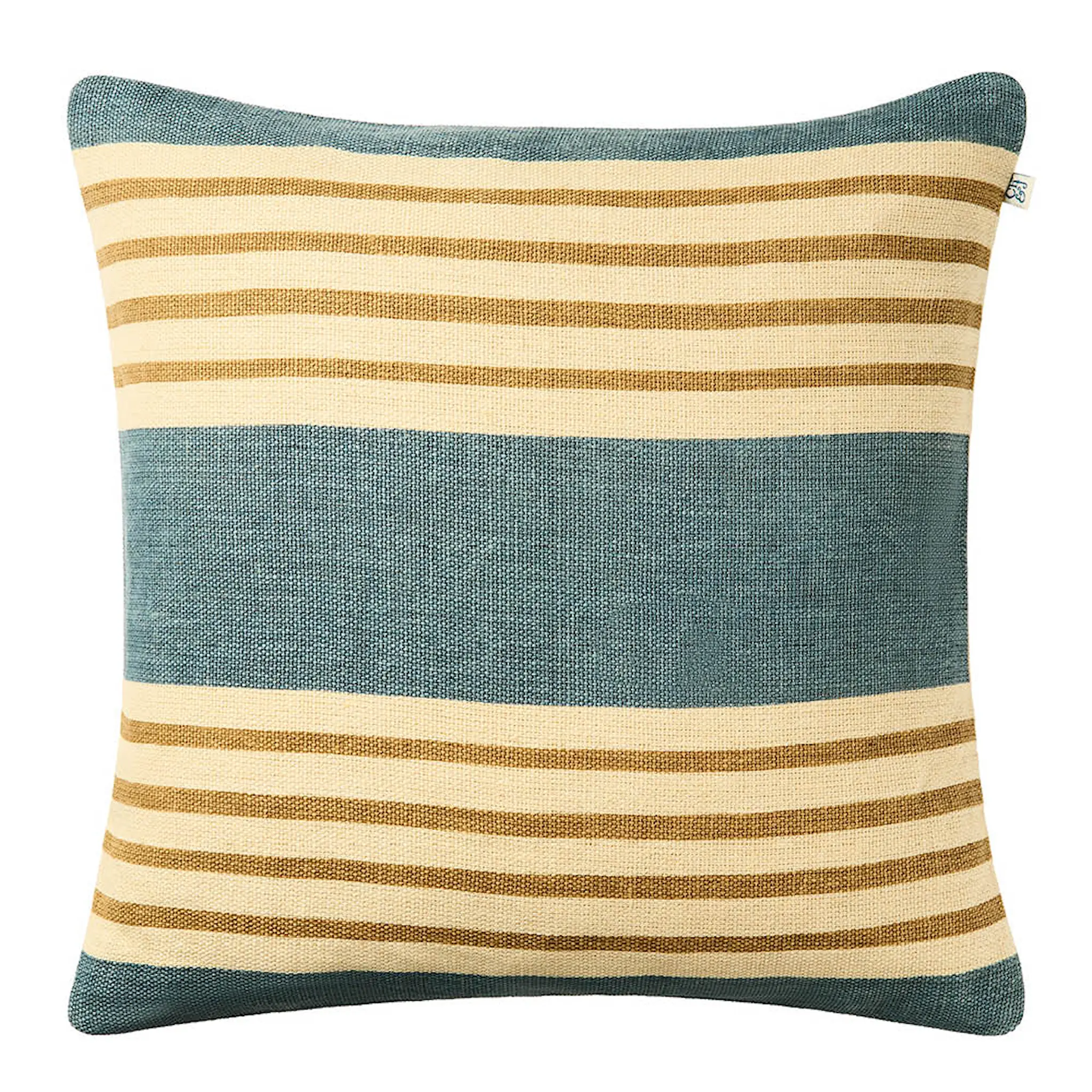 Chhatwal & Jonsson Aria putetrekk lin 50x50 cm Heaven Blue/Khaki
