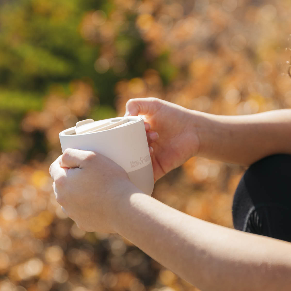 Klean Kanteen Rise kopp 41 cl med flipplokk tofu