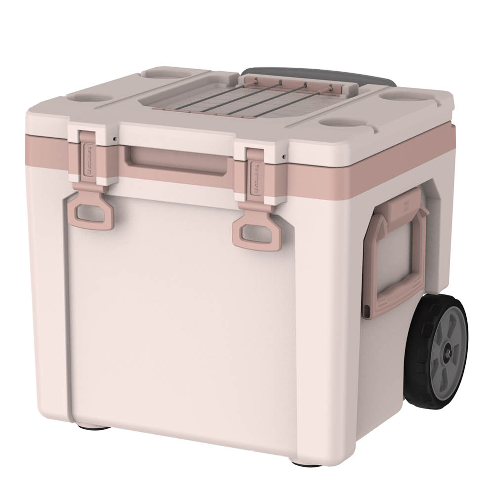 Stanley Cold For Days kylbox med hjul 47 L rose quartz