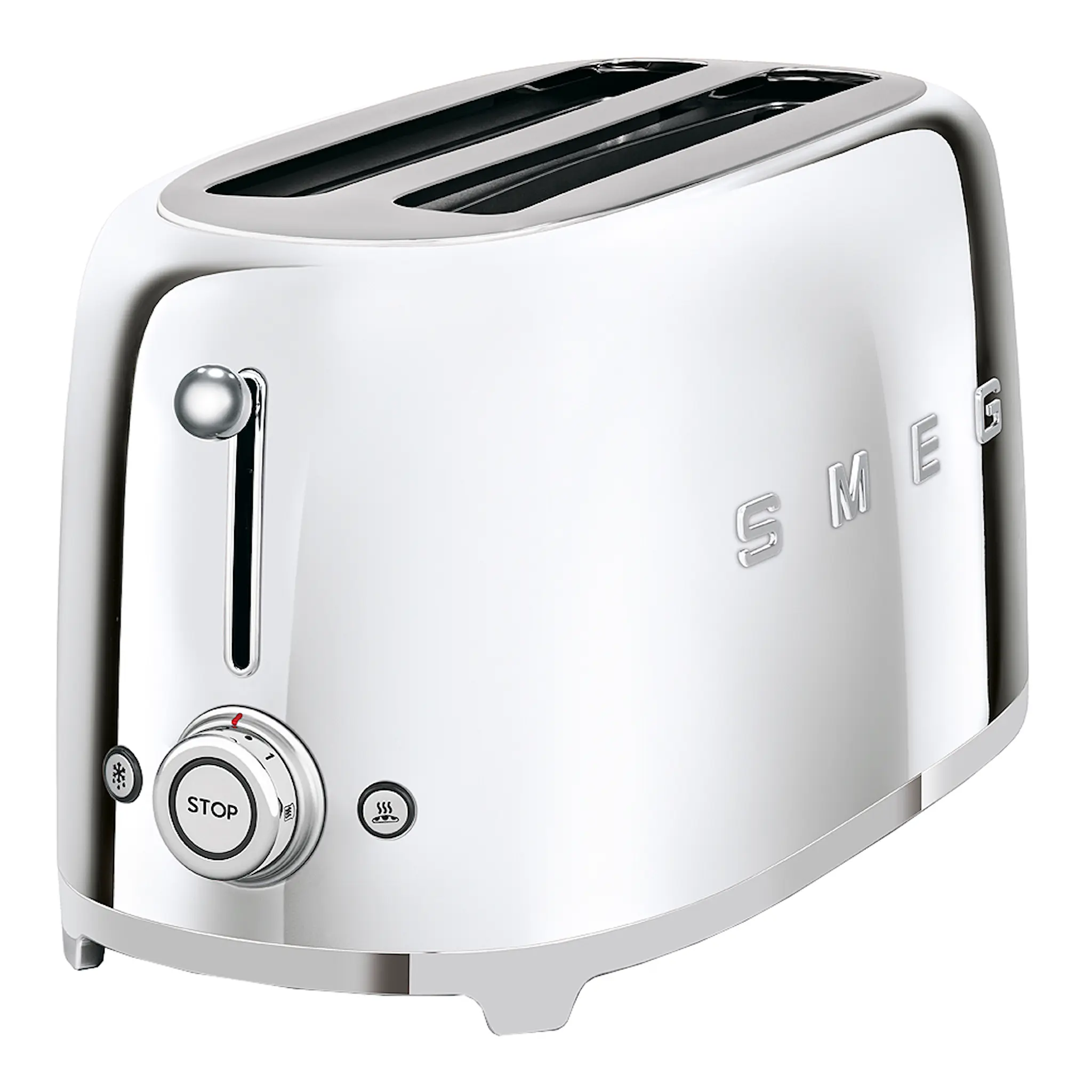 Smeg Smeg Brödrost 4 skivor TSF02 Krom