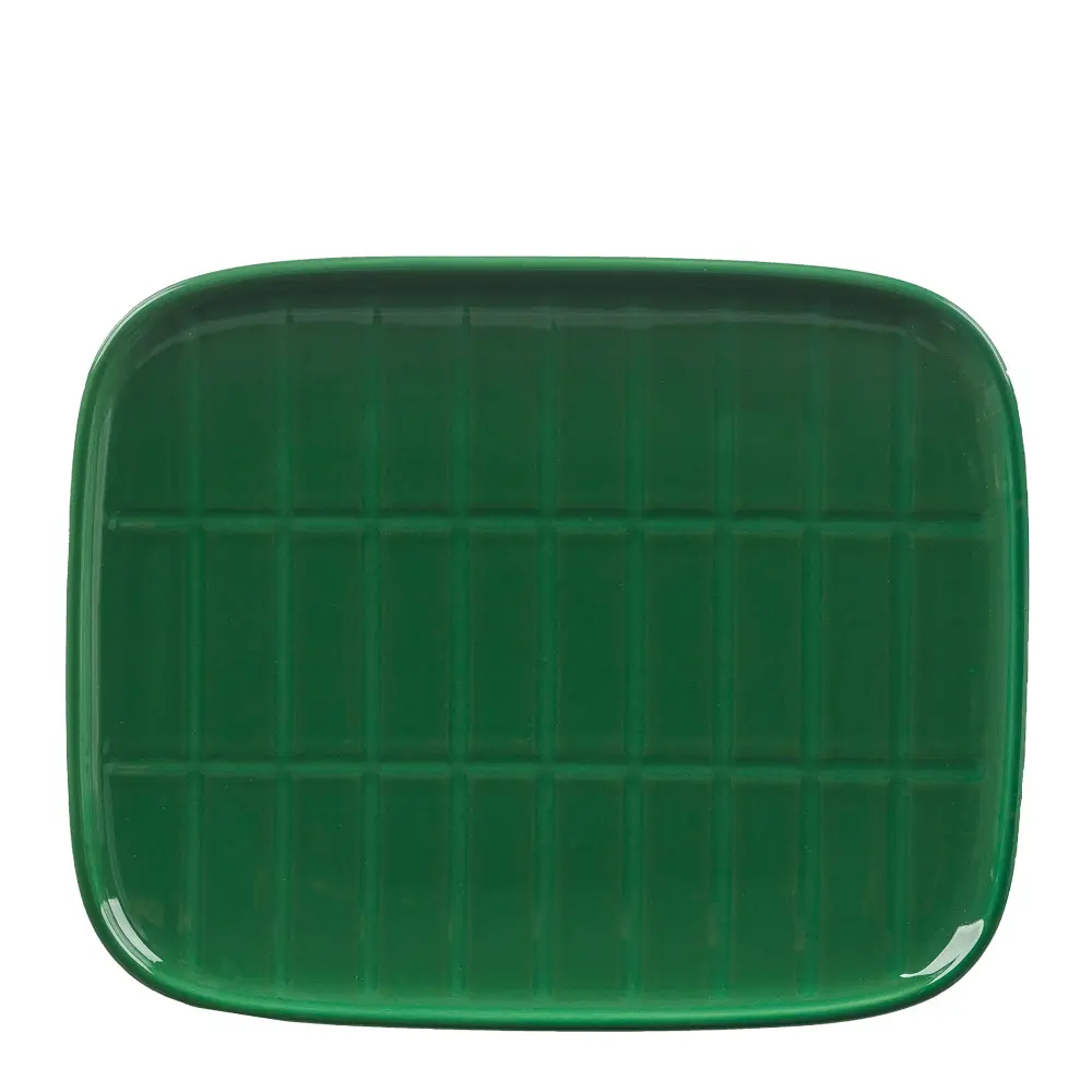 Tiiliskivi Lautanen 15x12 cm Tummanvihreä