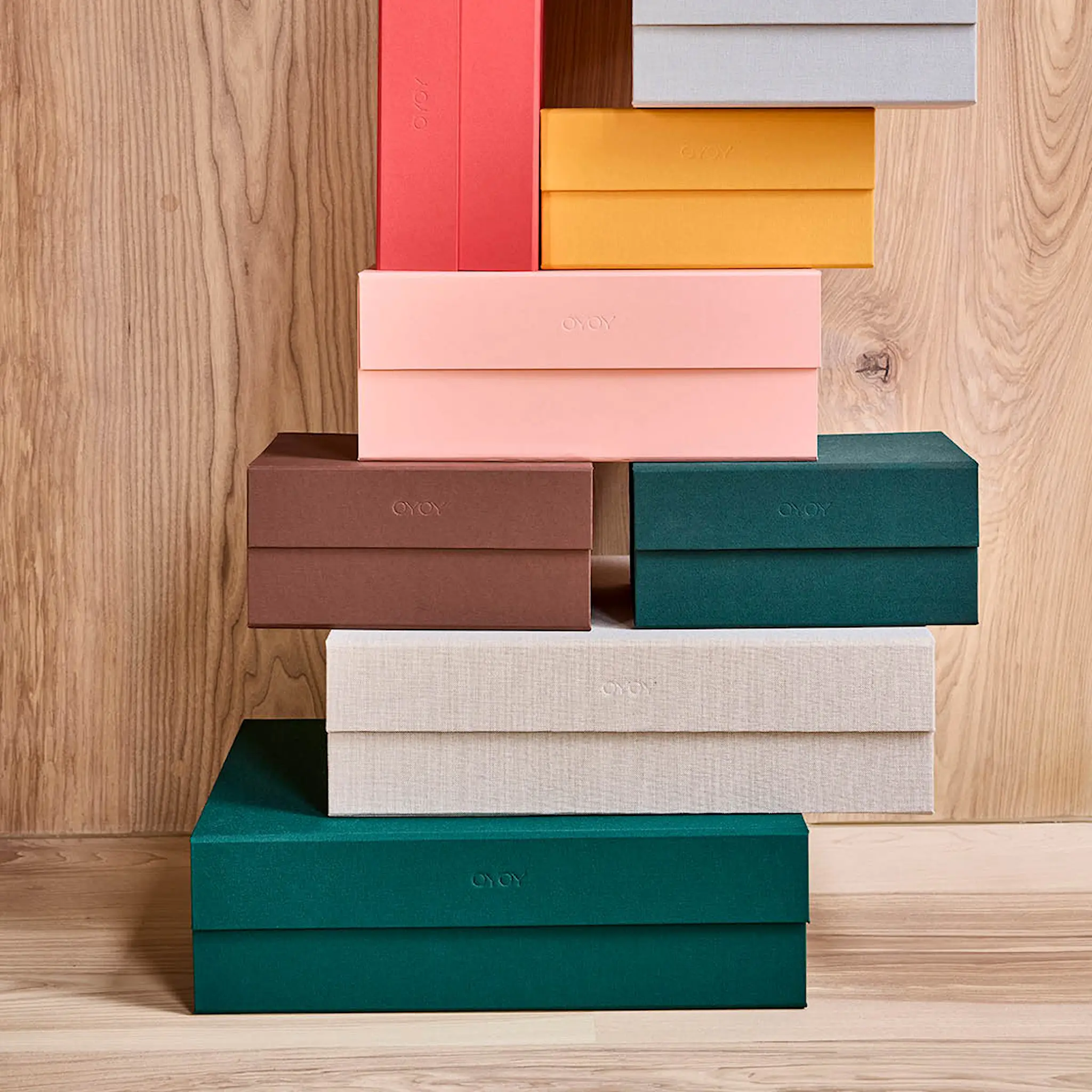 OYOY Hako förvaringslåda A3 45x33 cm Mörkgrön