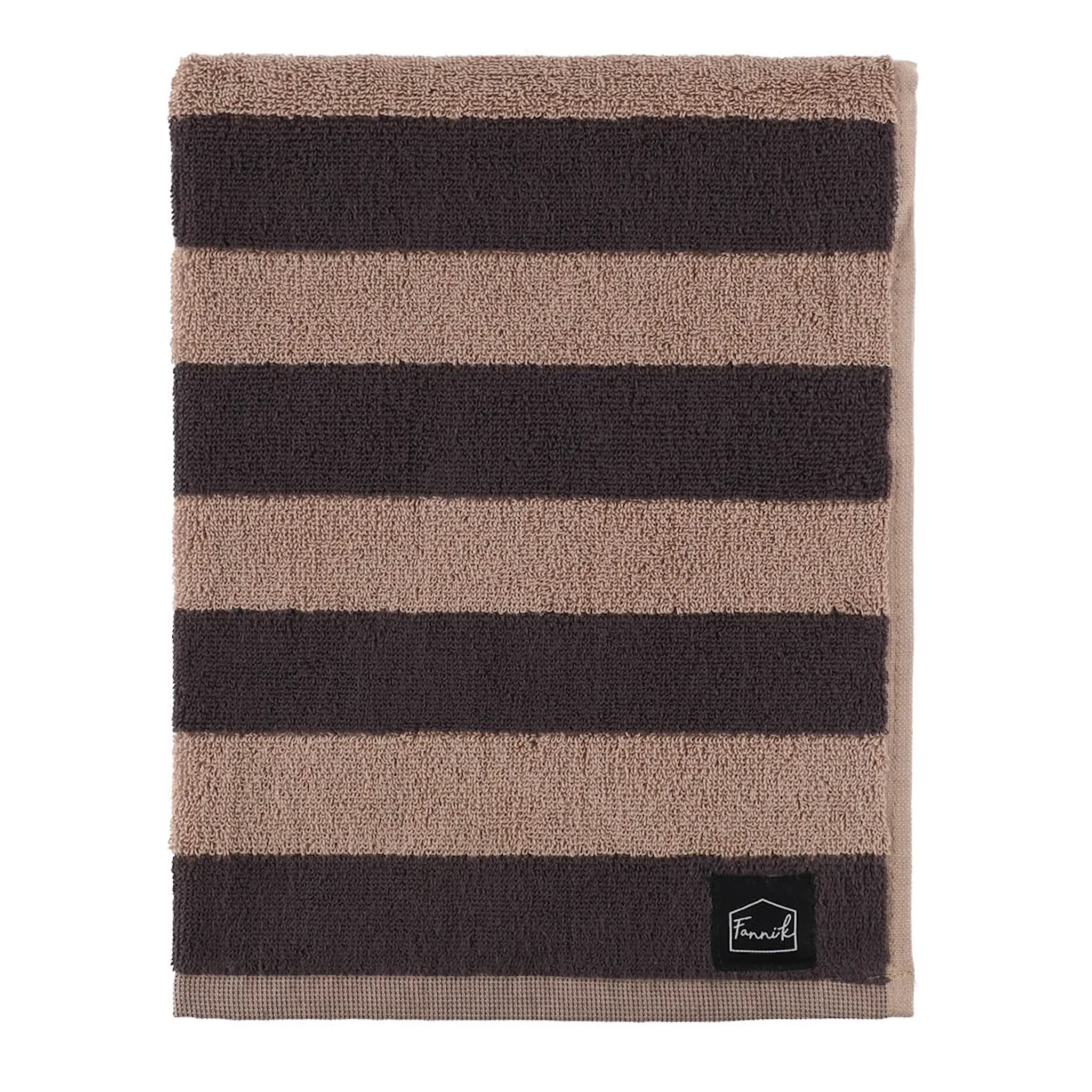 Fanni K Hanko handduk 50x70 cm granit/beige