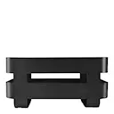 Självvattnande örtkruka stål black