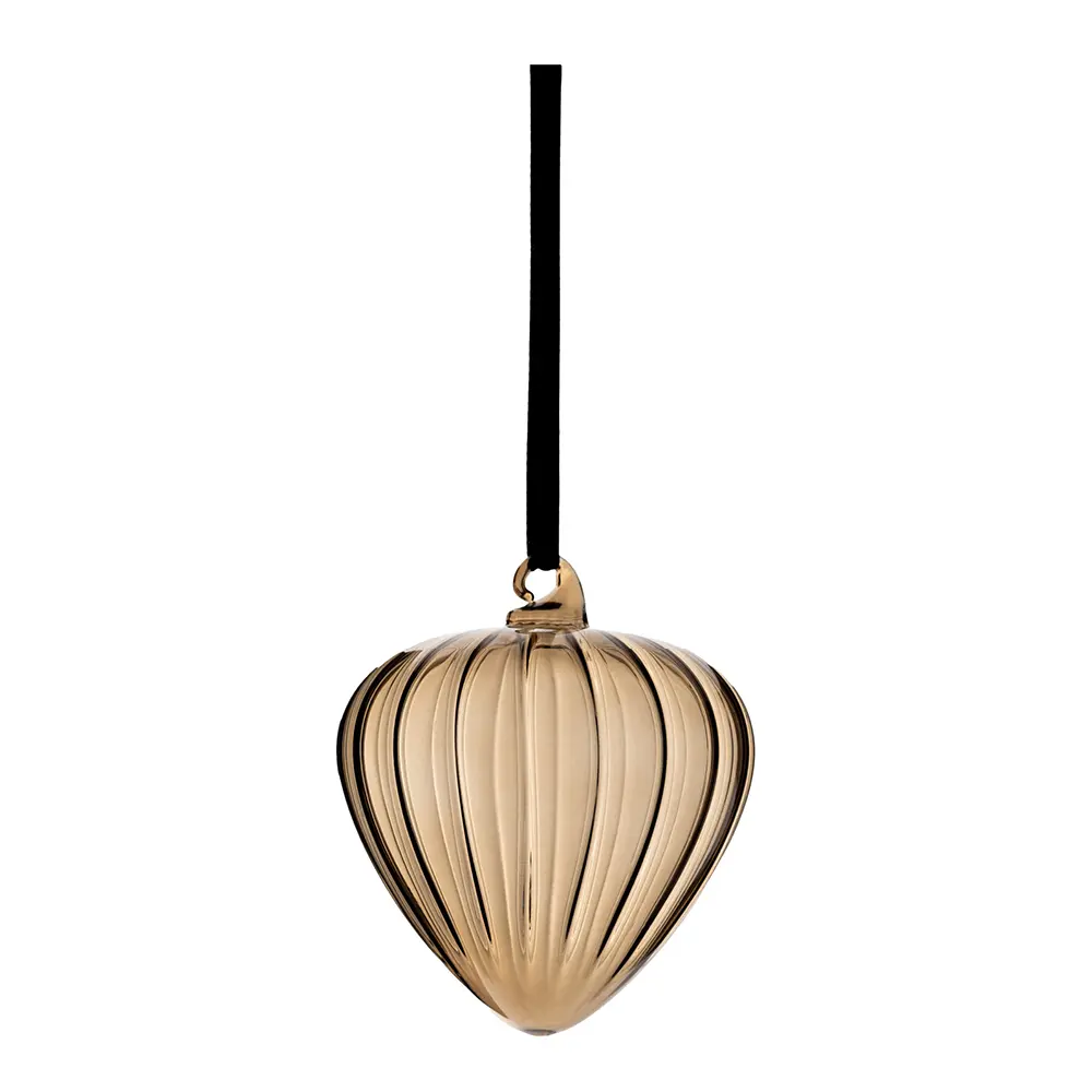 Hazel dekorkule 10 cm topaz