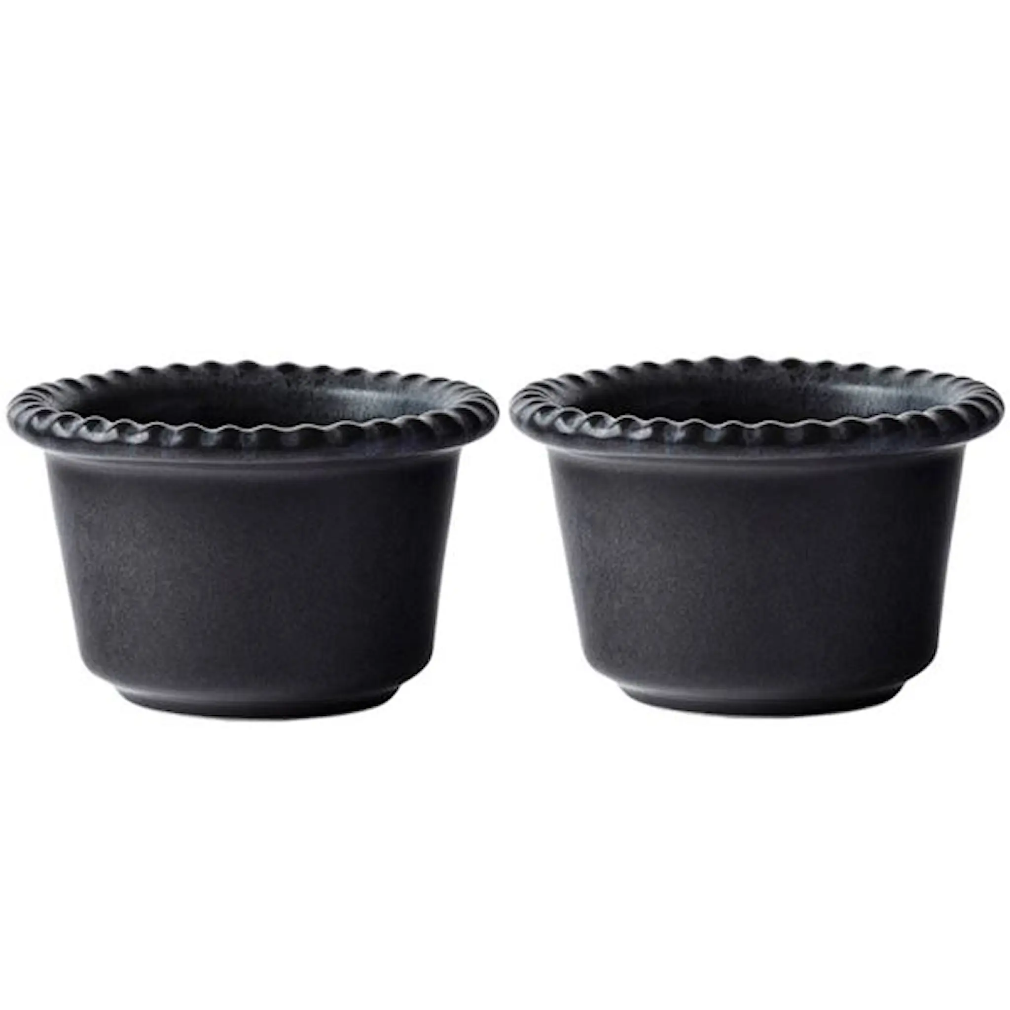 PotteryJo Daria skål 12 cm 2-pack ink black