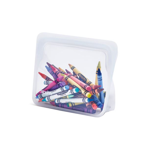 Stasher Stand-Up silikonpose mini 0,83L clear