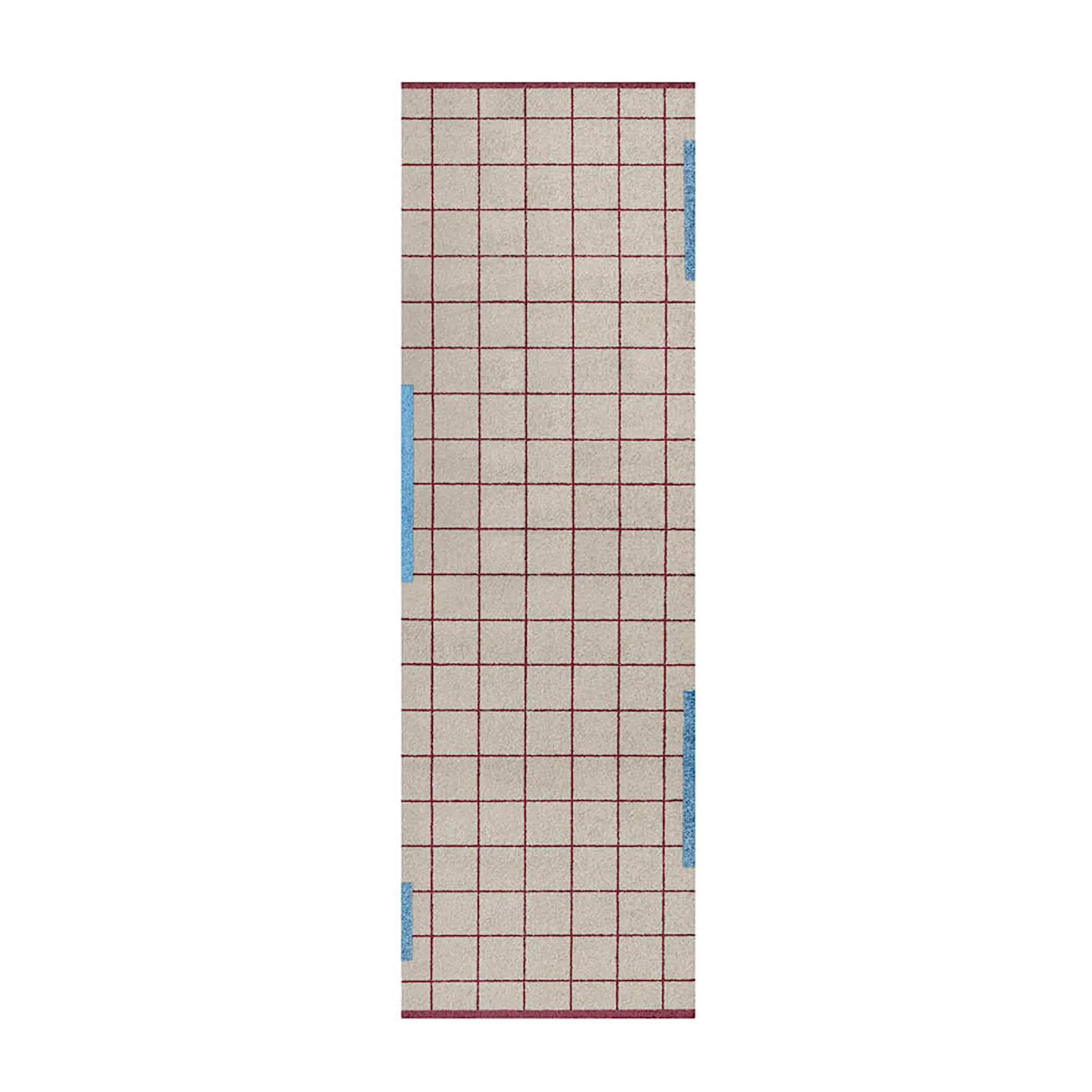 Mette Ditmer Network golvmatta 240x77 cm vinröd