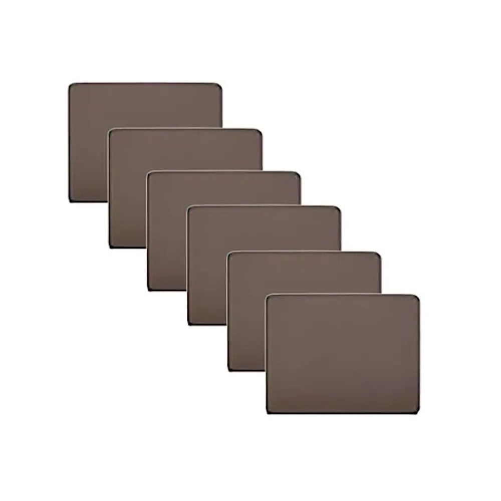 Togo dekkebrikke 6 stk 45x33 cm brun