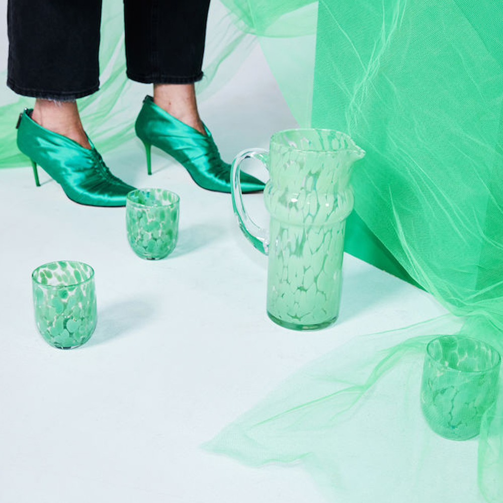 ByOn Messy glass 33 cl grønn/klar