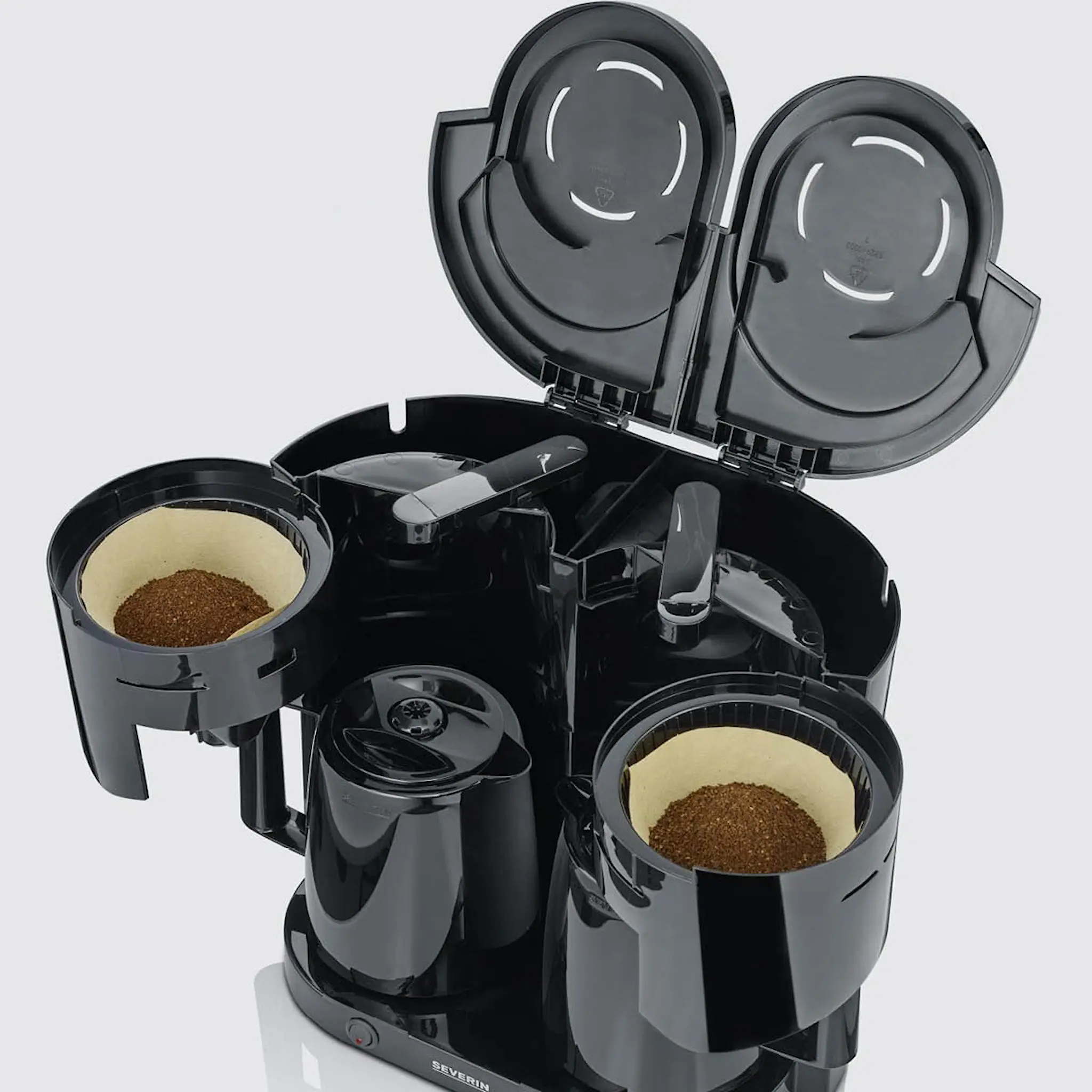 Severin Termosbryggare dubbel KA9315 1000W svart