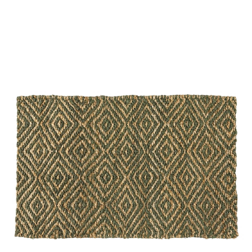 Deco Nord Gåsöga dørmatte 60x90 cm Nature/Olive night