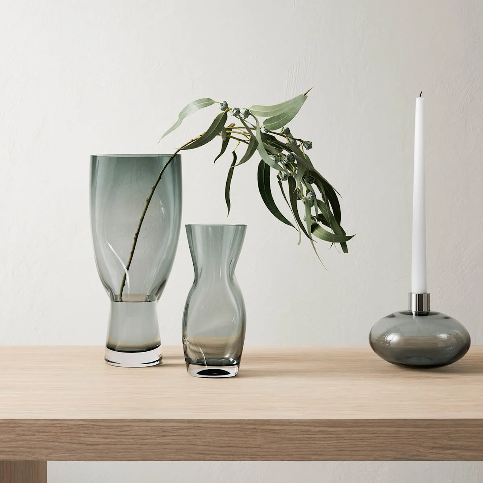 Orrefors Squeeze Maljakko 34 cm Sininen