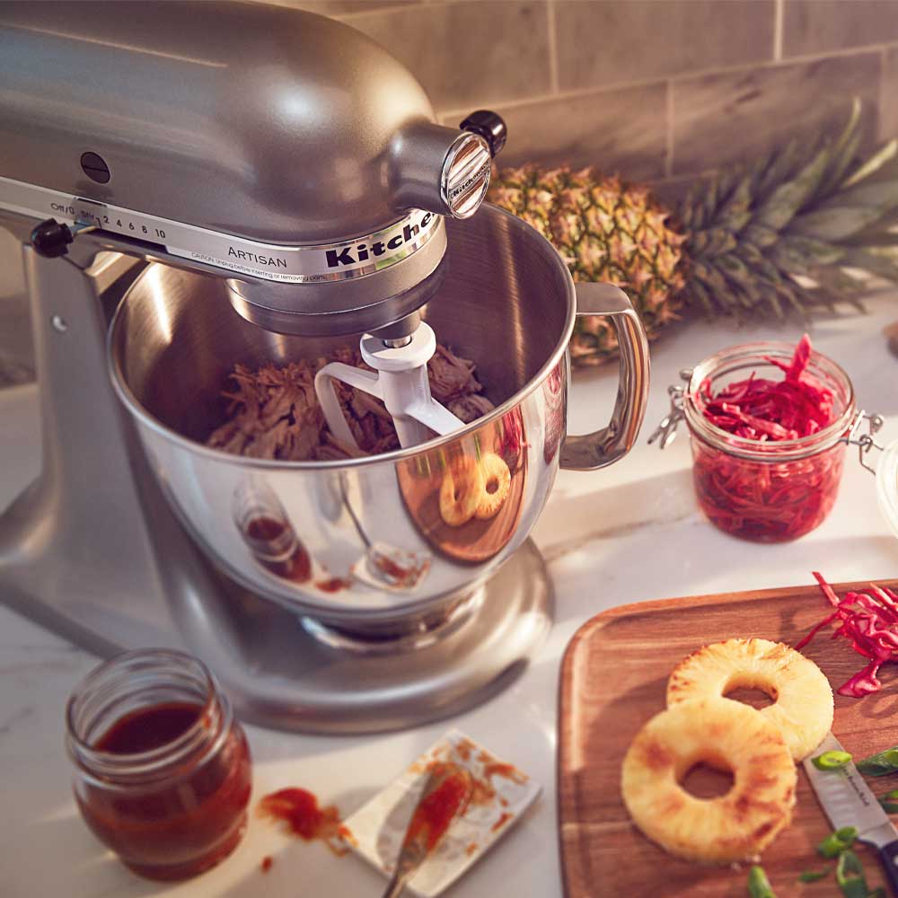 KitchenAid Artisan kjøkkenmaskin 5KSM175PSEMS 4,8L medallion silver