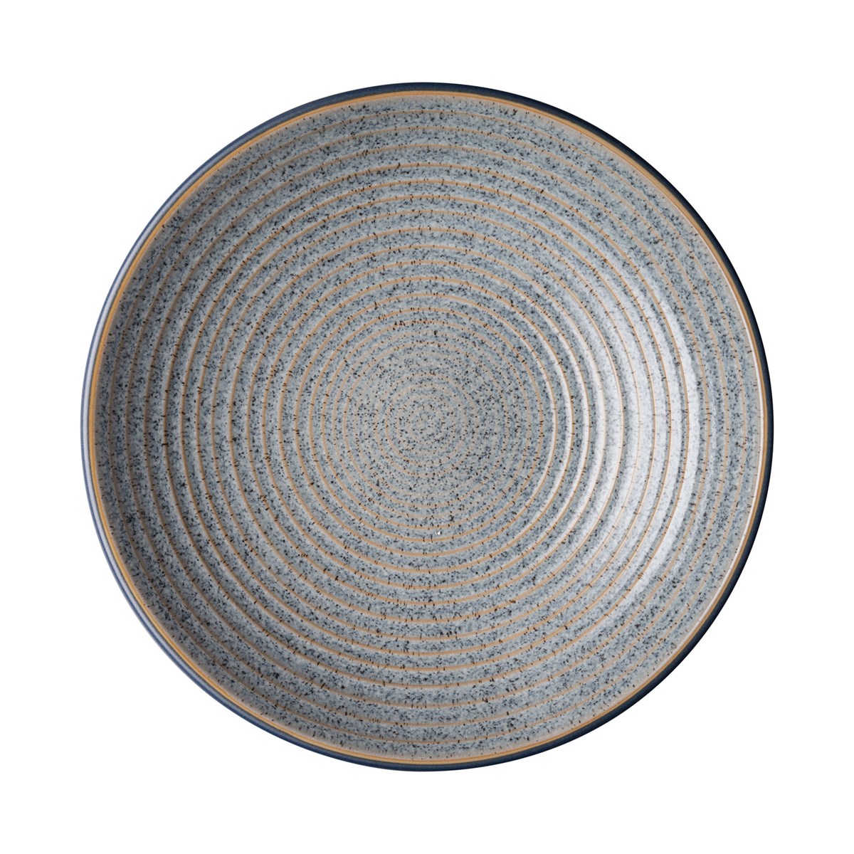 Denby Studio Greyräfflad Skål 25,5 cm Grå