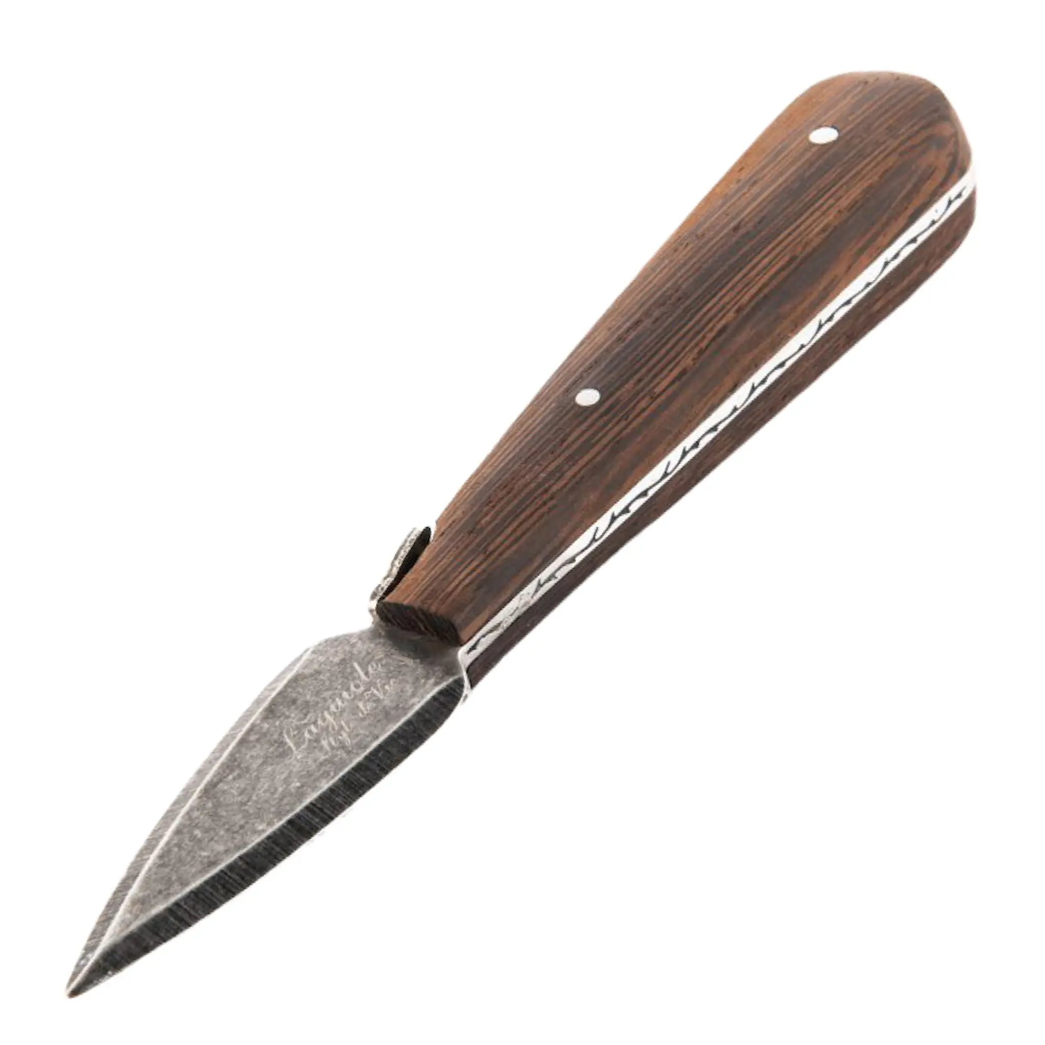 Laguiole Style de Vie Ostronkniv set wenge 2 delar stonewash