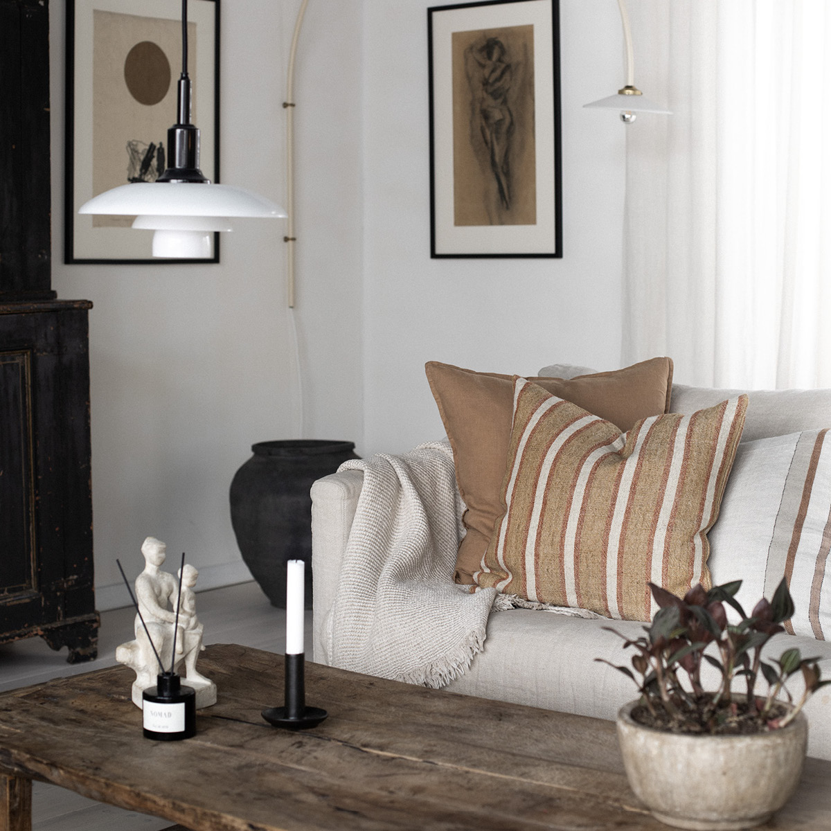 Tell Me More Emilio kuddfodral 50x50 cm tan