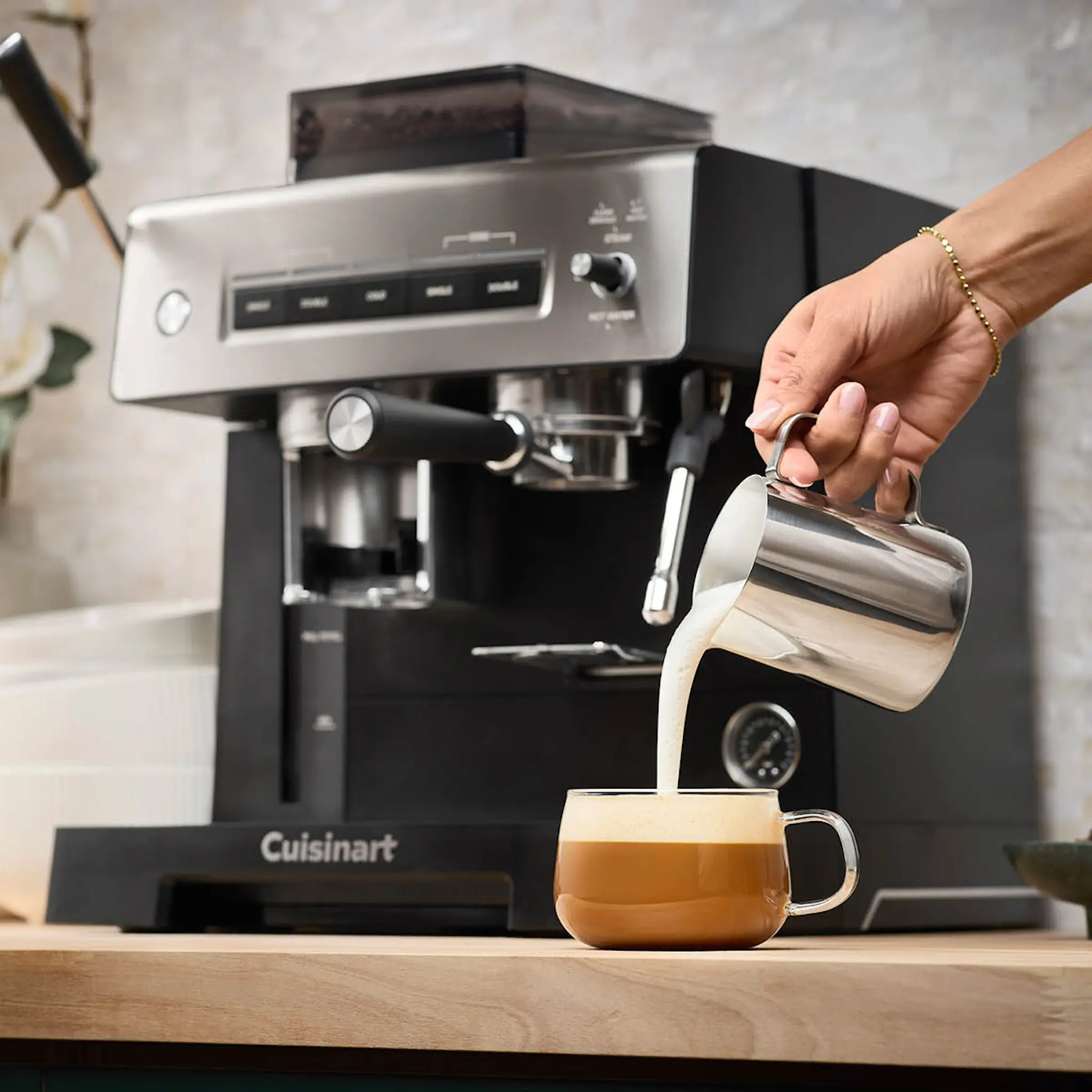 Cuisinart Espresso Bar Grind&Brew espressomaskin med kvarn EM640E 2,2 L