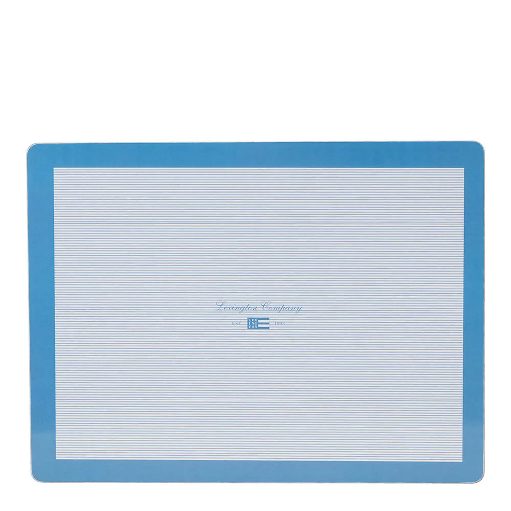 Lexington Bordstablett dubbelsidig 30x40 cm 2-pack vit/blå