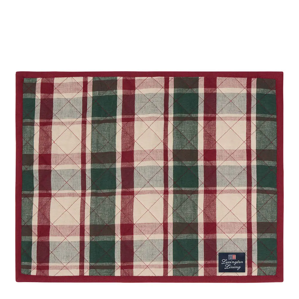 Lexington Pöytätabletti 35x45 cm Vihreä/Punainen/Beige