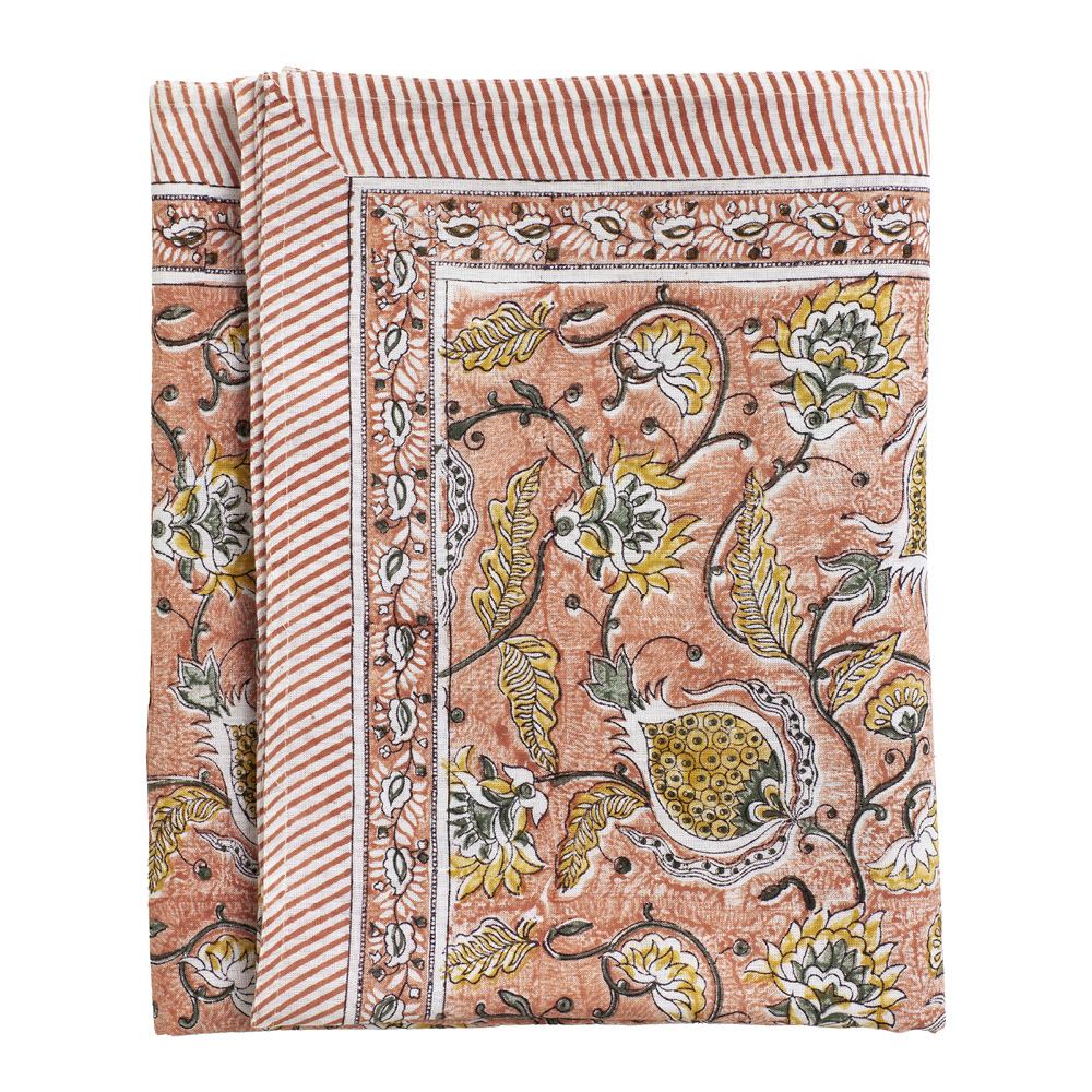 Chamois Pomegranate linneduk 150x230 cm orange