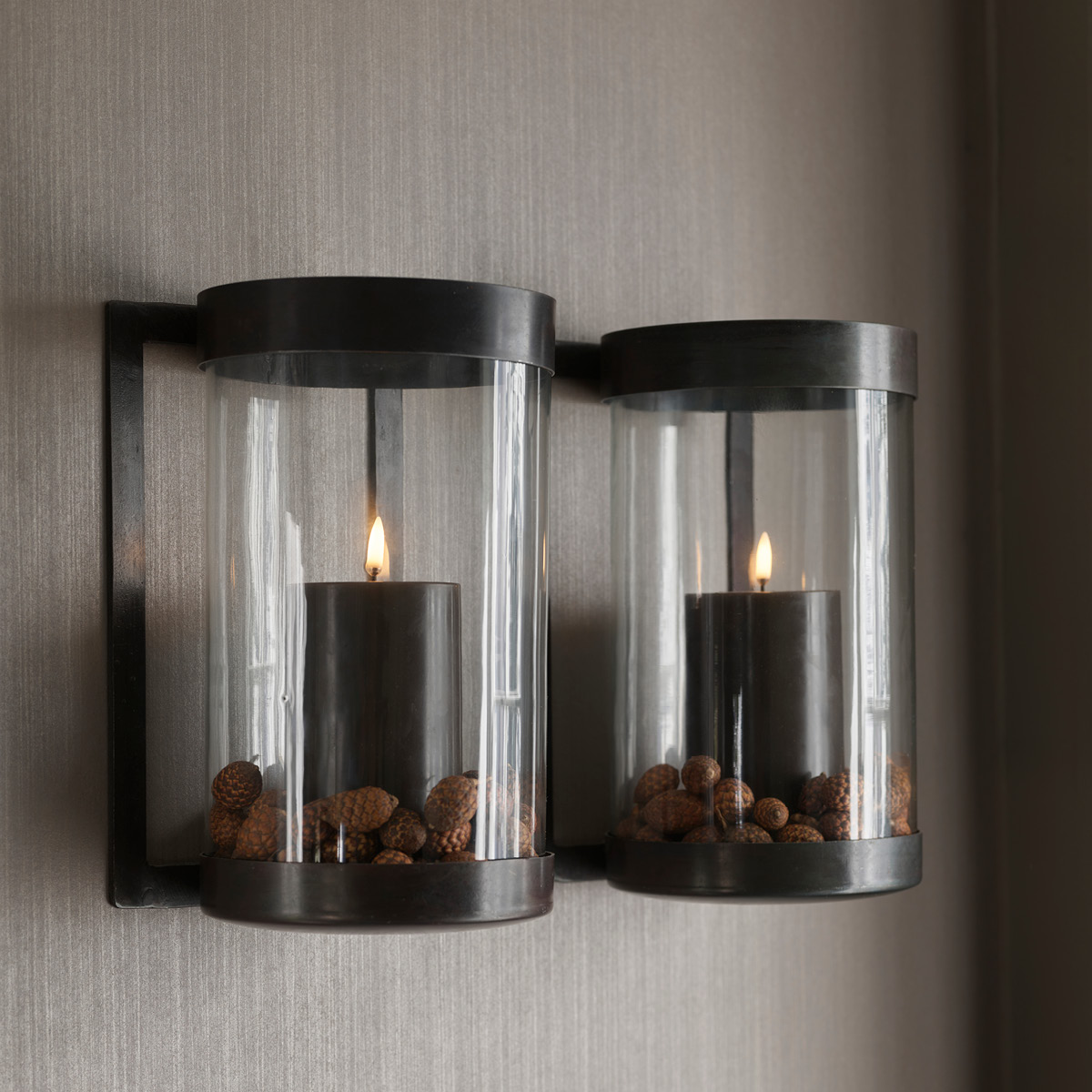 Uyuni Lighting Halvor Bakke LED blockljus 7,8x15 cm mörkgrå