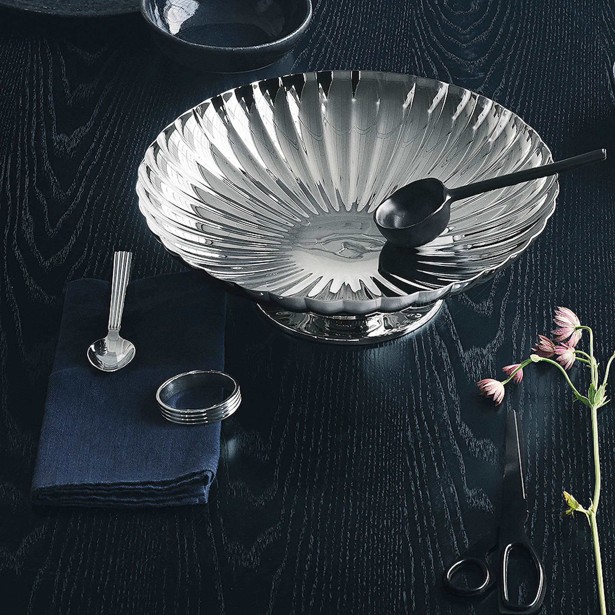 Georg Jensen Bernadotte Servettring 4 cm 2-pack