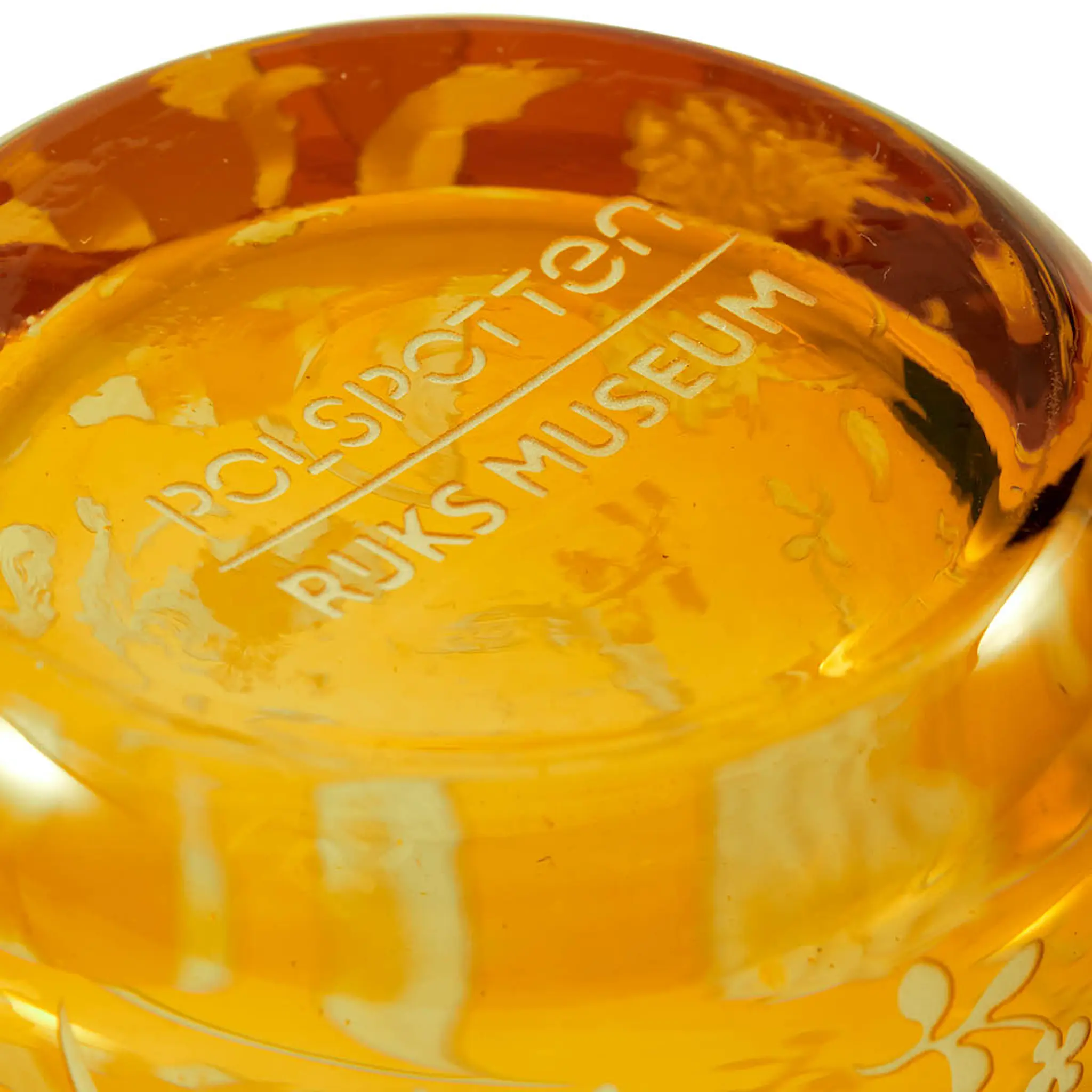Pols Potten Rijksmuseum Blomster dricksglas 9,5x8,5 cm 2-pack gul
