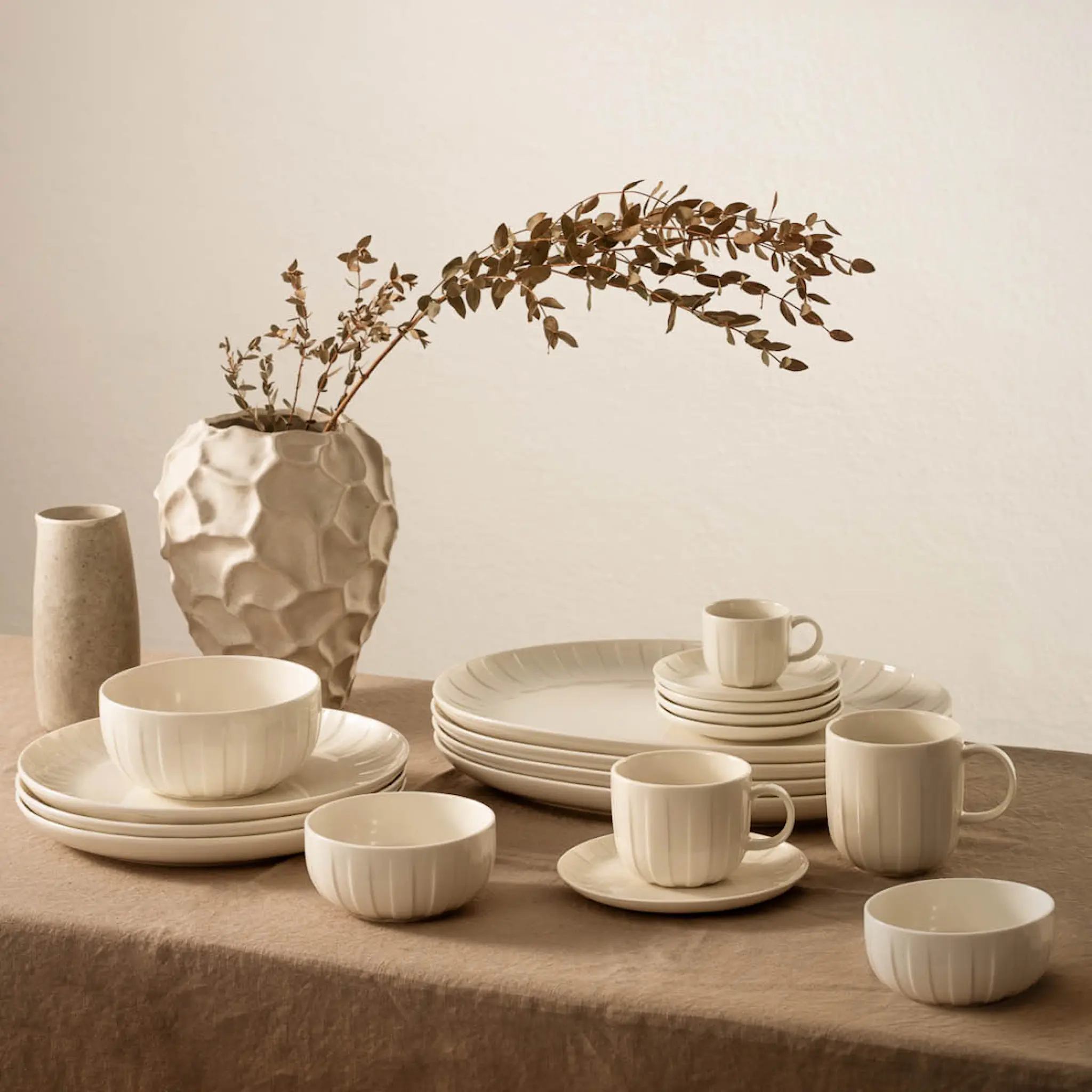 Stiernholm Senja mugg 35 cl vit