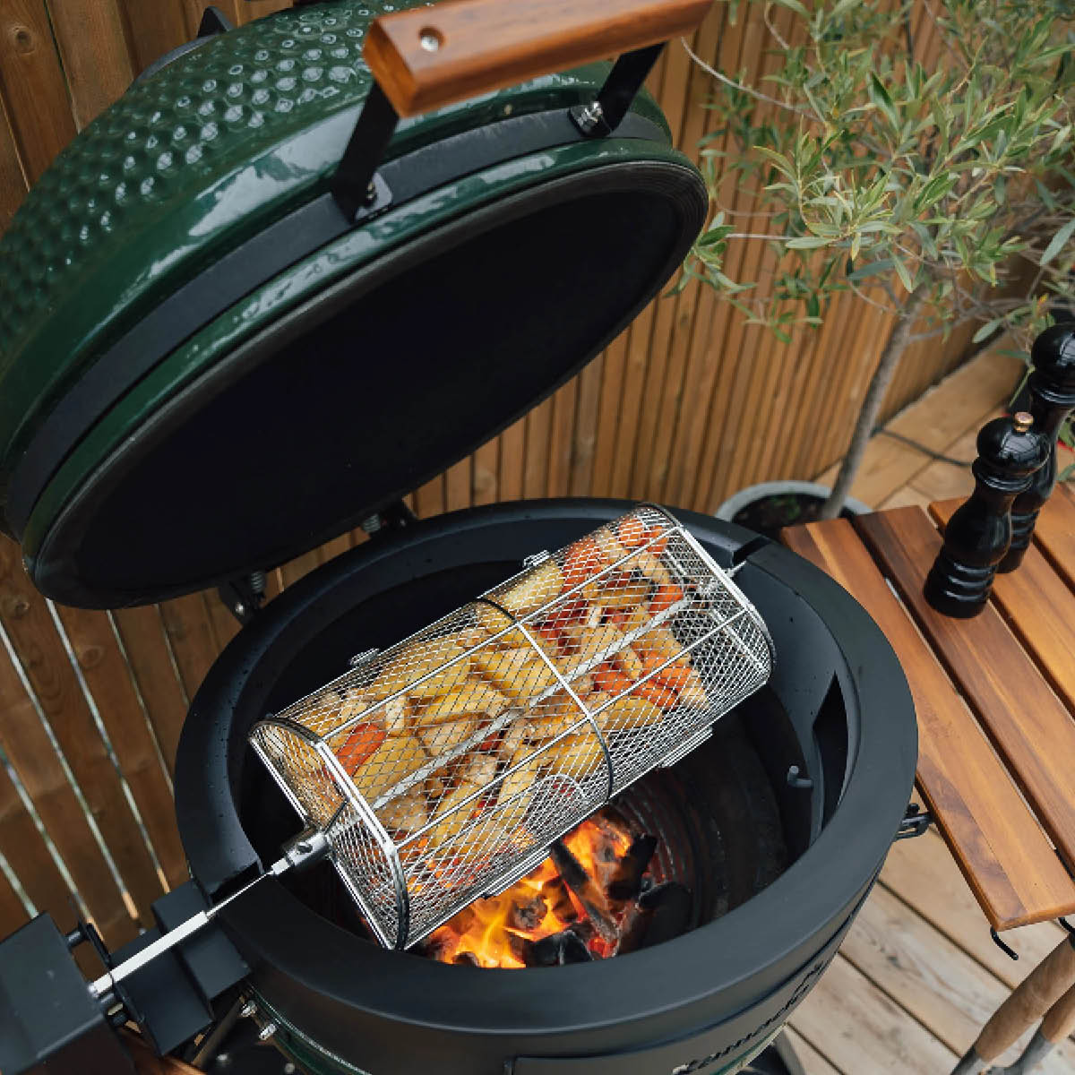 Kamado SUMO Rotisserie-kori 38x18x14 cm