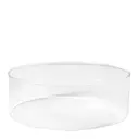 Accessories glas café 18 cm klar