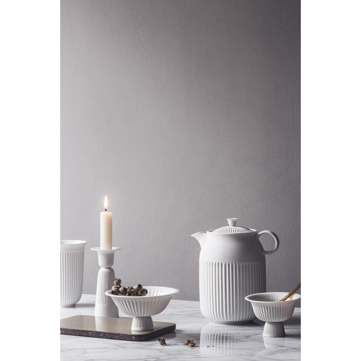 Lyngby Porcelæn Tsè Tekanna 1,2L Vit