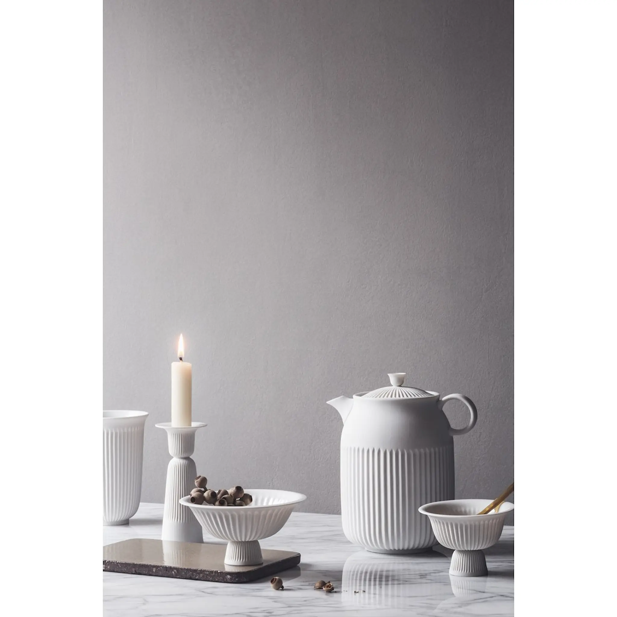 Lyngby Porcelæn Tsè Tekanna 1,2L Vit