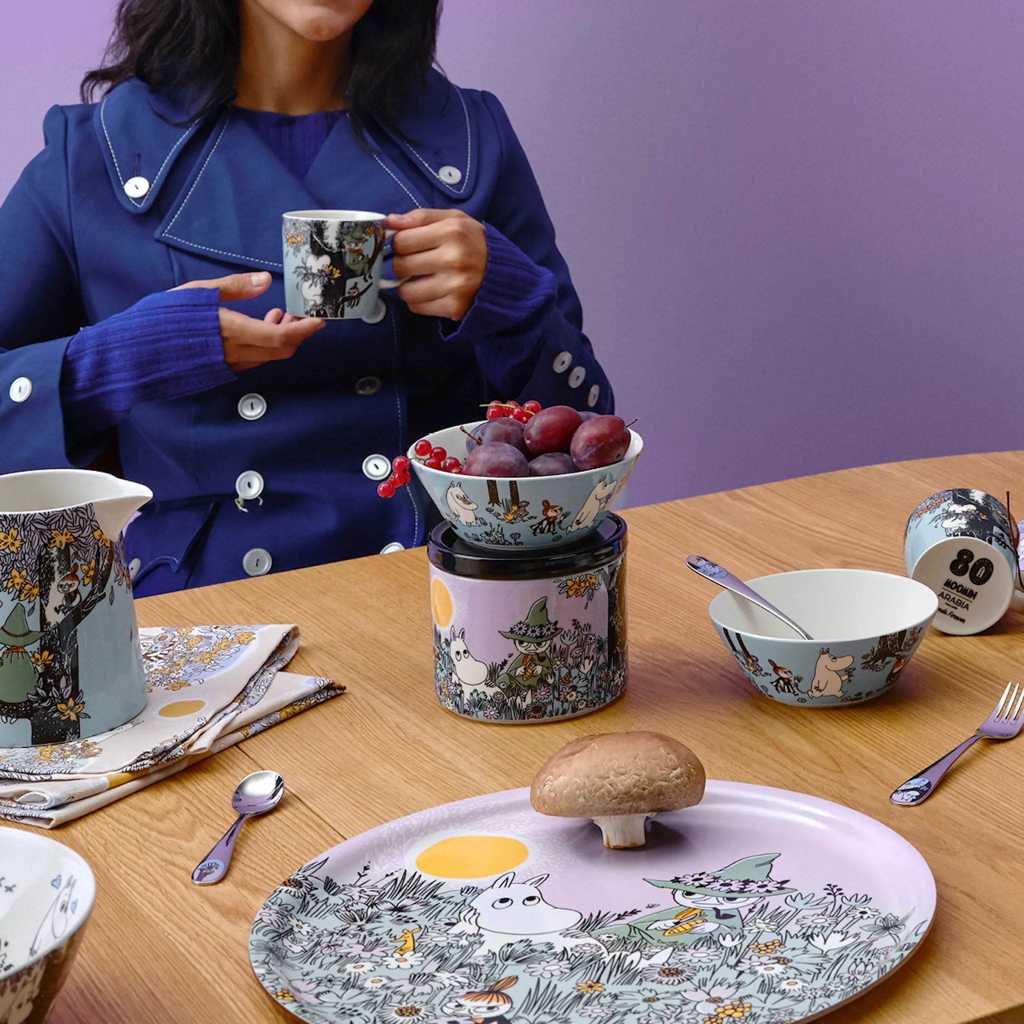 Moomin Arabia Mumin burk Vänner för alltid