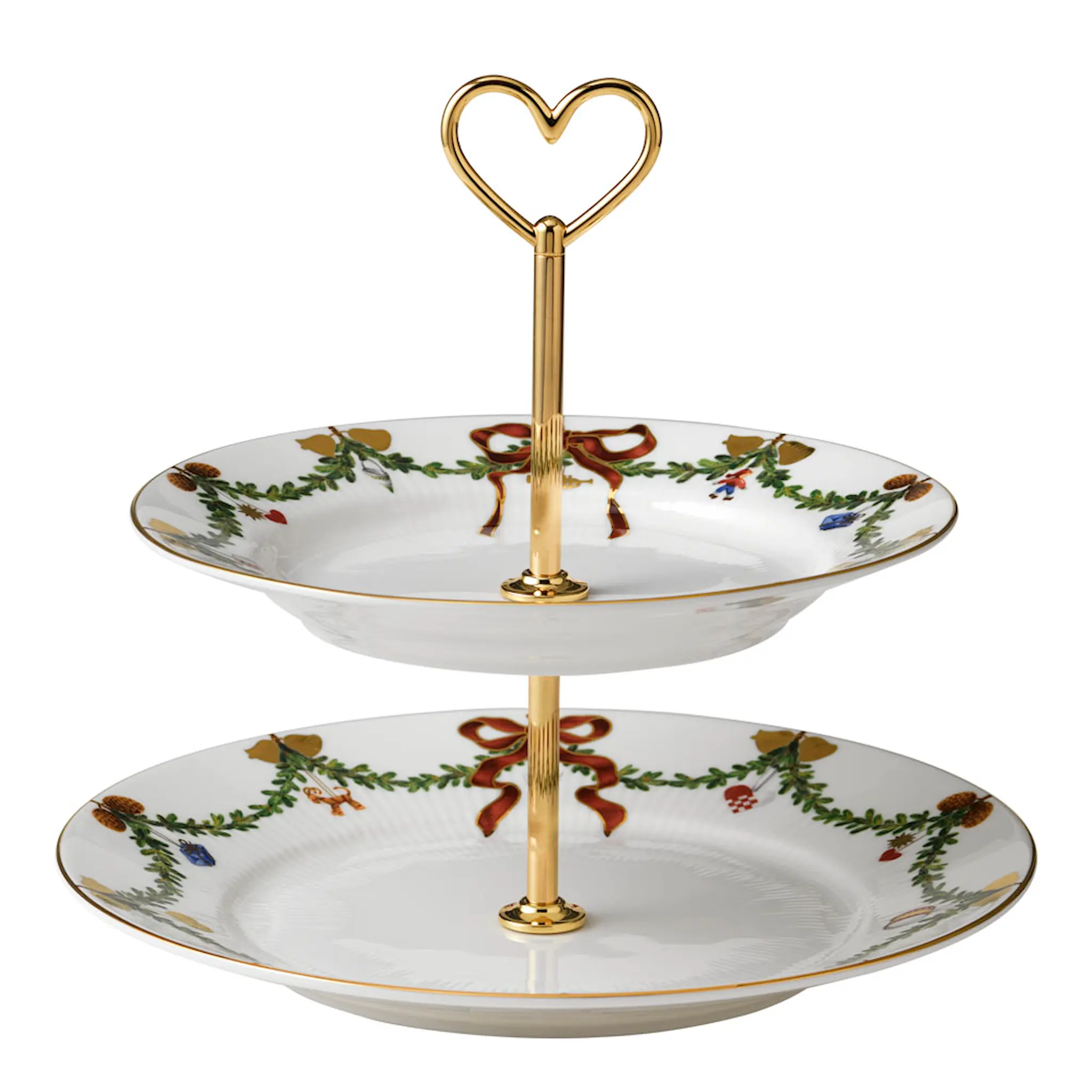 Royal Copenhagen Star Fluted Christmas Våningsfat