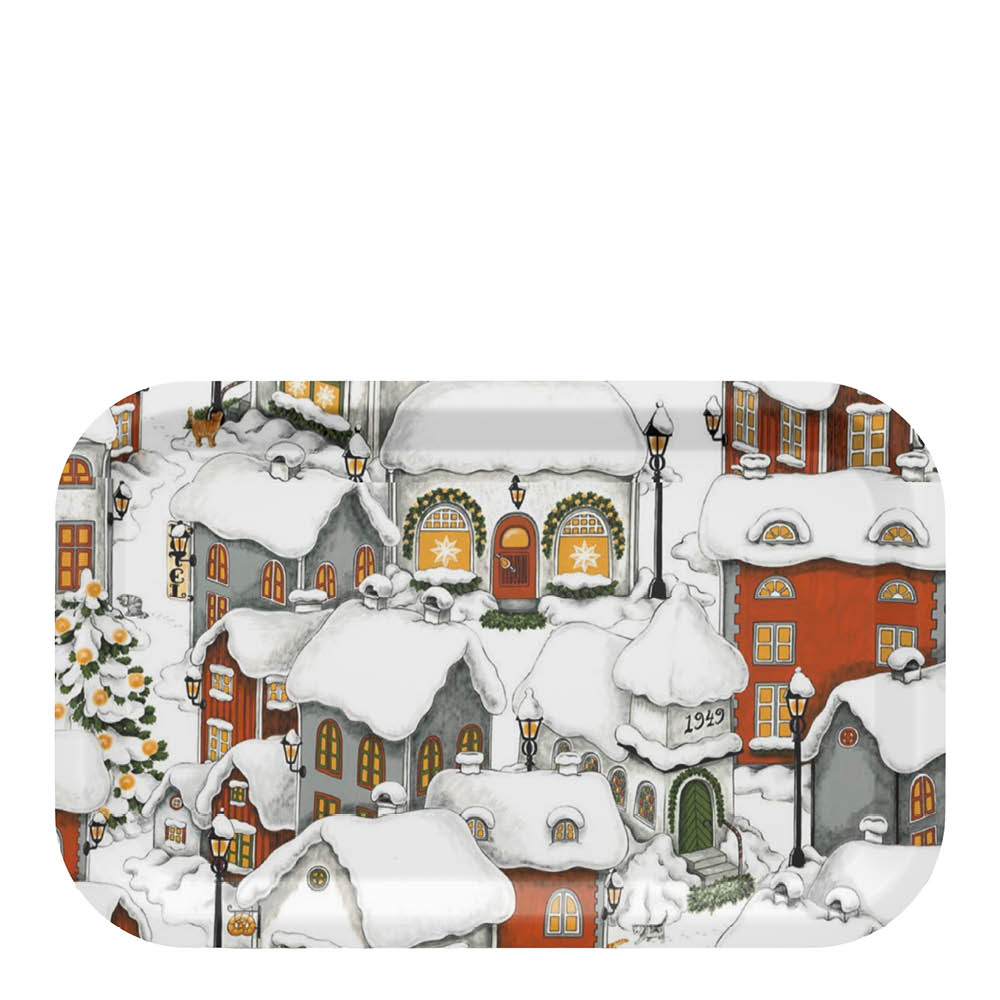 Arvidssons Lyckeby brett 33x21 cm rød