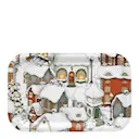 Lyckeby bricka 33x21 cm röd