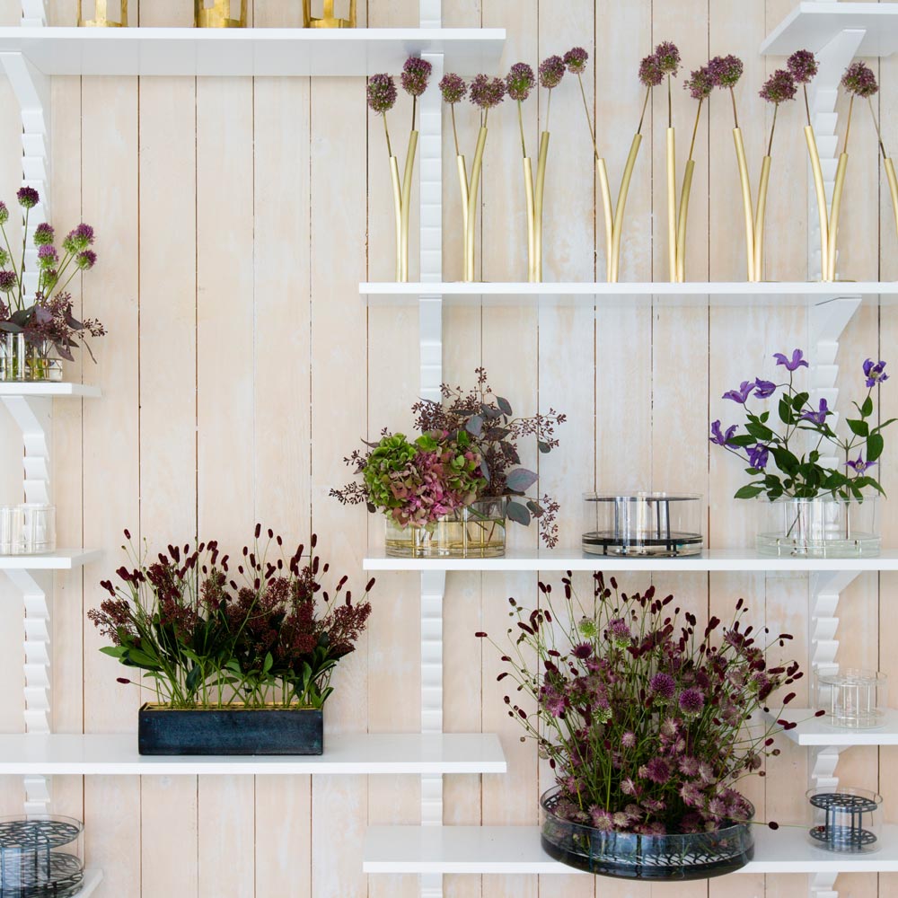 Klong Äng vase liten blå