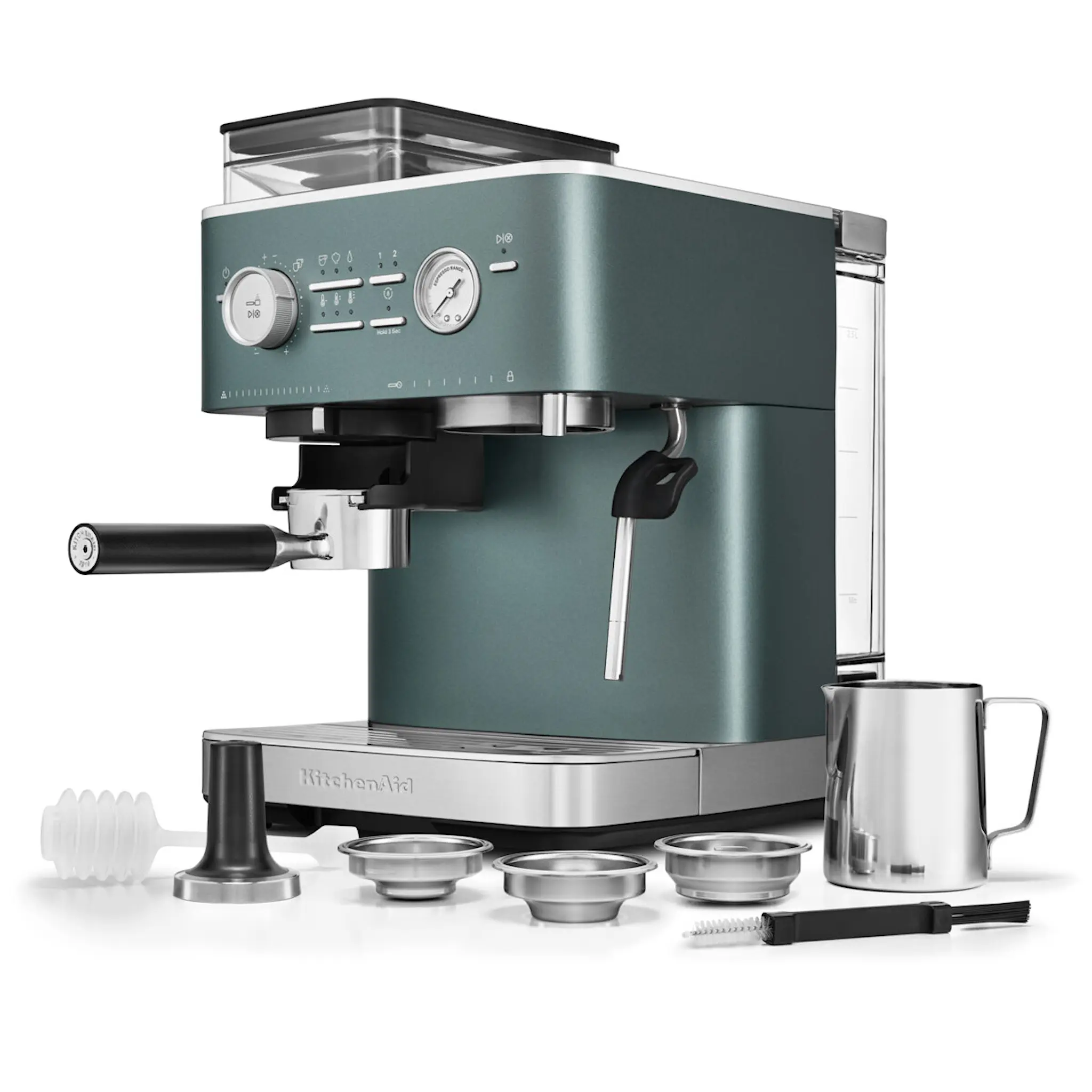 KitchenAid Espressomaskin med kvarn halvautomatisk 5KES6551 juniper