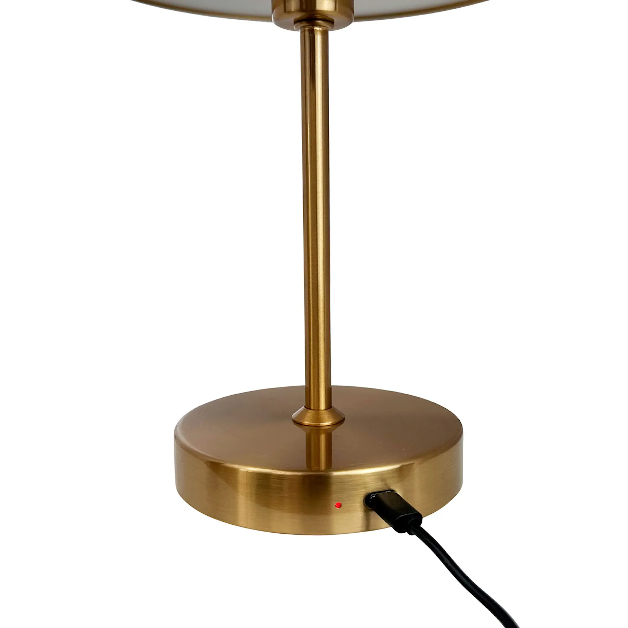 Dyberg Larsen Stockholm 2.0 portabel bordslampa 30 cm antik mässing