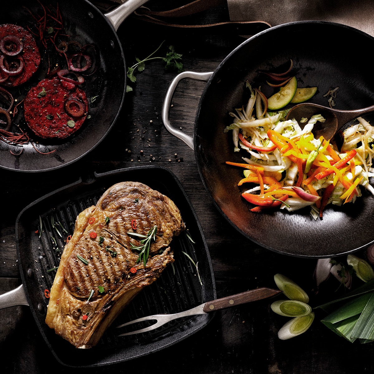 Skottsberg Skottsberg Wokkipannu 34 cm Valurauta