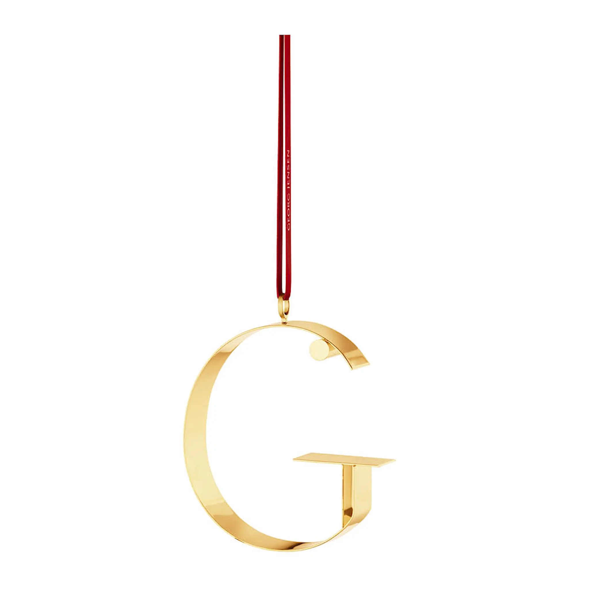 Georg Jensen Ornament pyntebokstav G gull