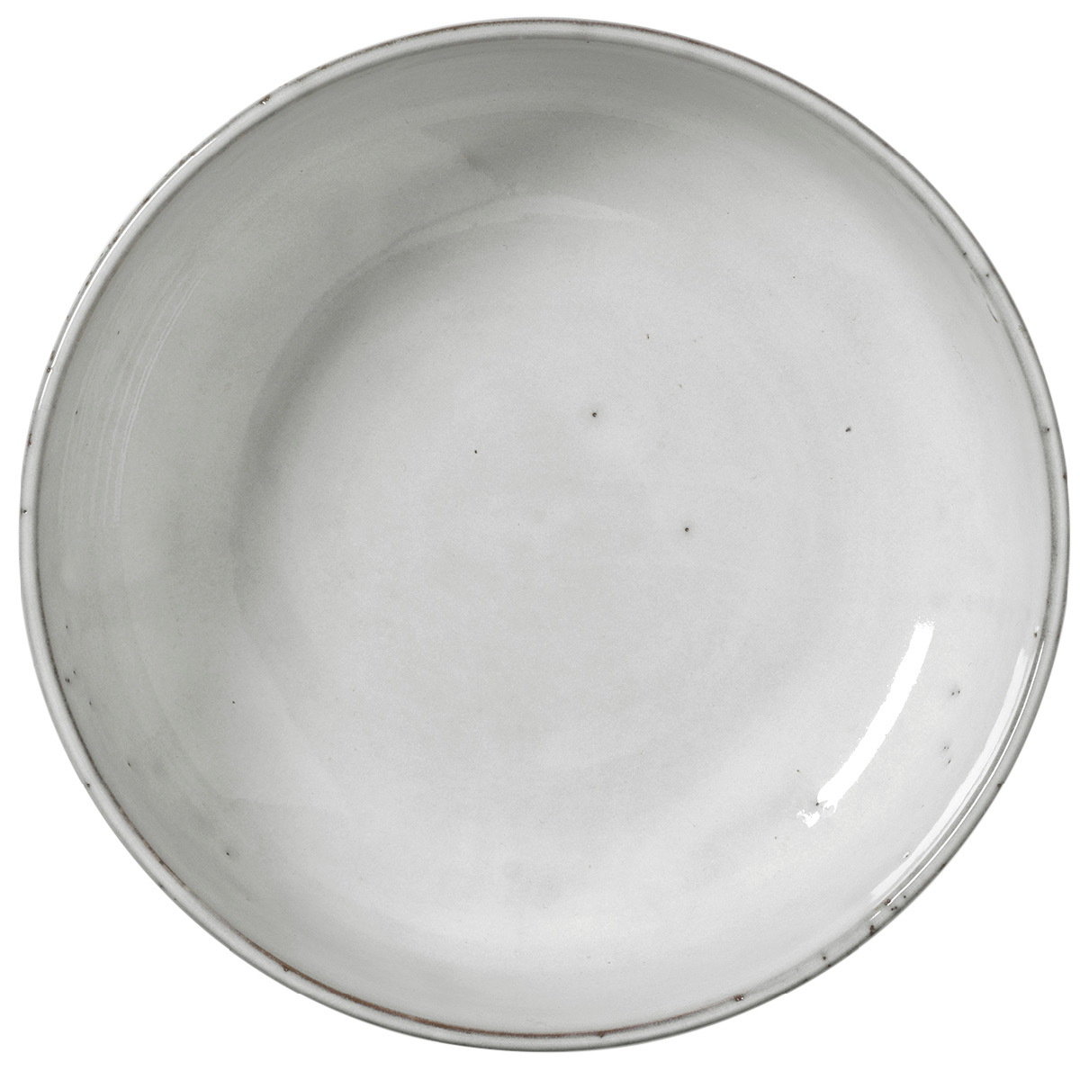 Broste Copenhagen Nordic Sand tallerken dyp 17 cm hvit